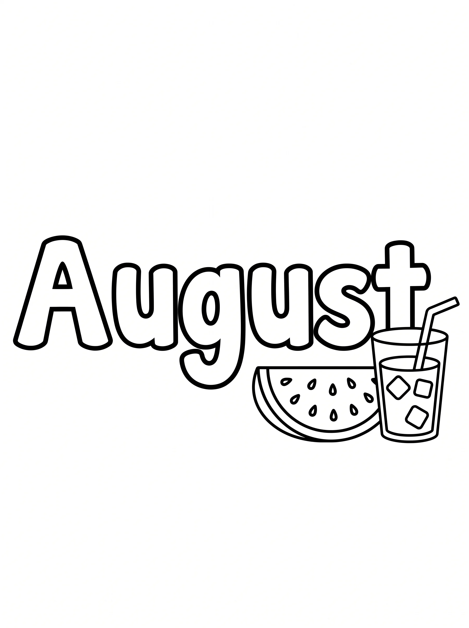 August Snacks and Sweet Watermelon