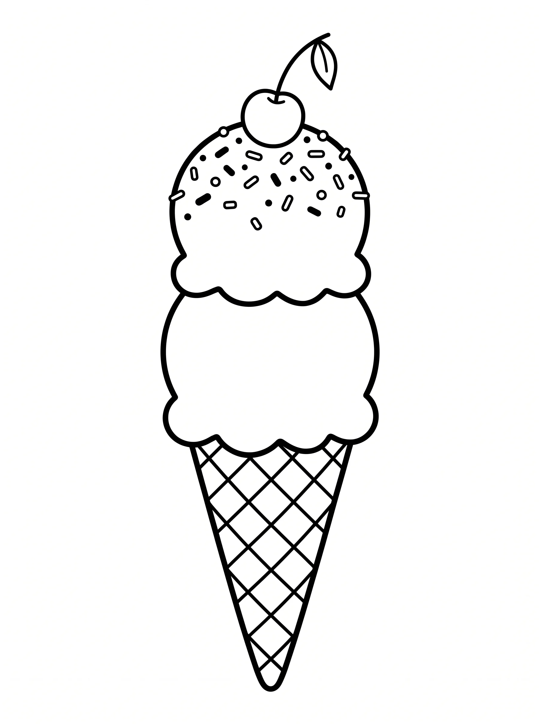 Double Scoop Ice Cream Treat