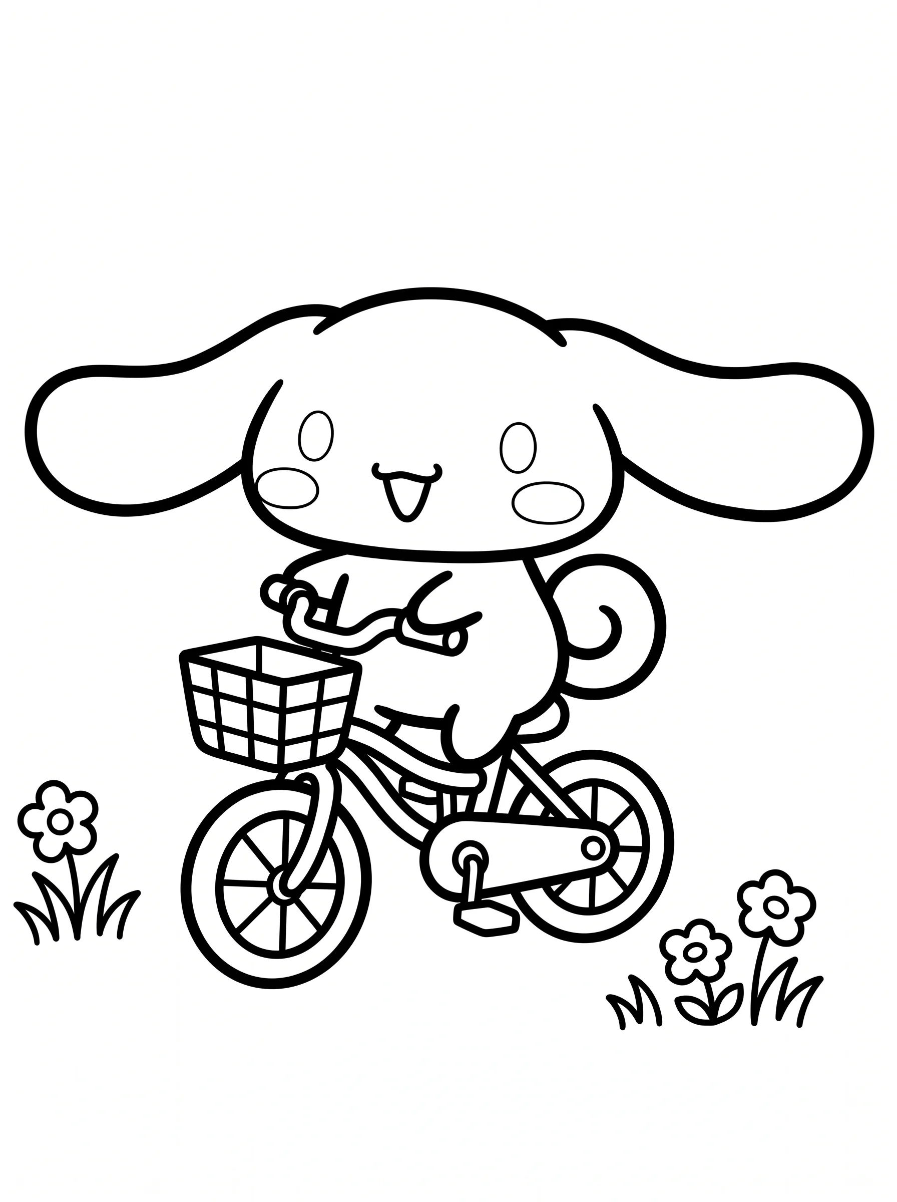 Bicycle Ride by the Flowers
