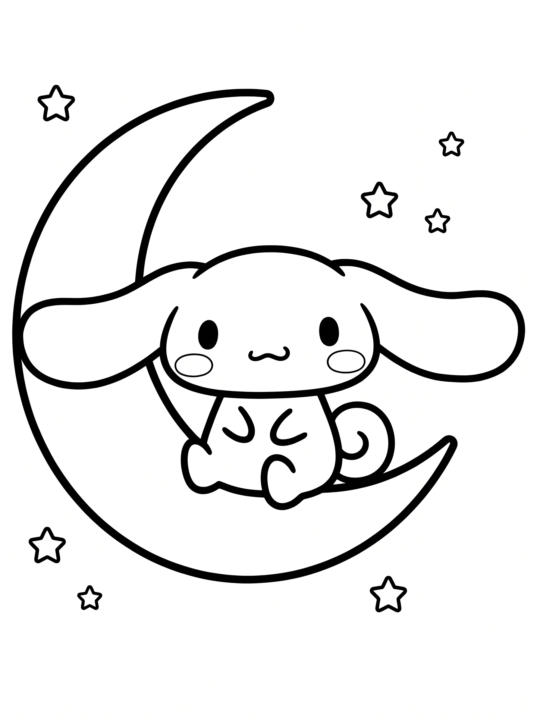 Dreamy Ride on the Crescent Moon