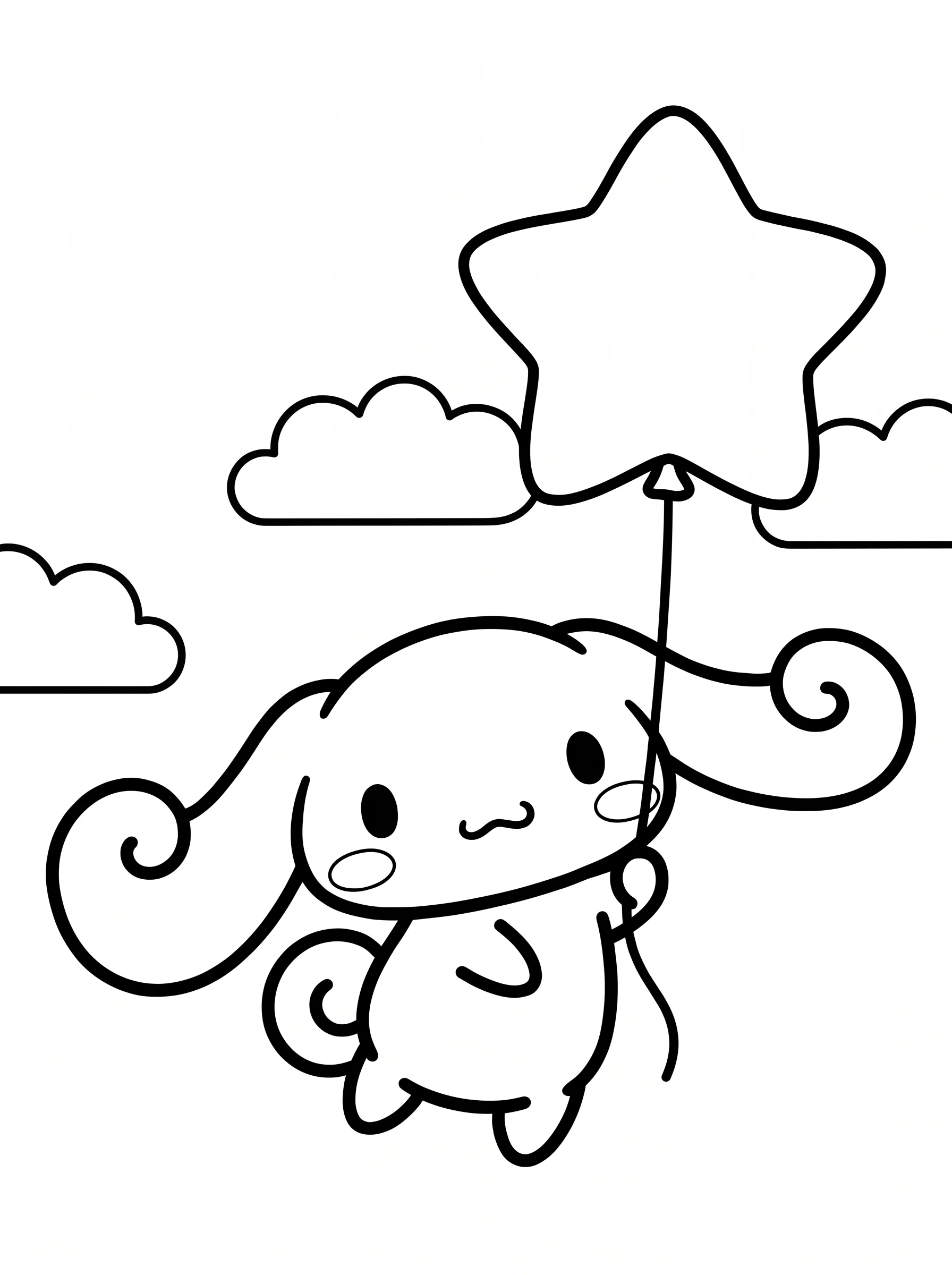 Flying High with a Star Balloon