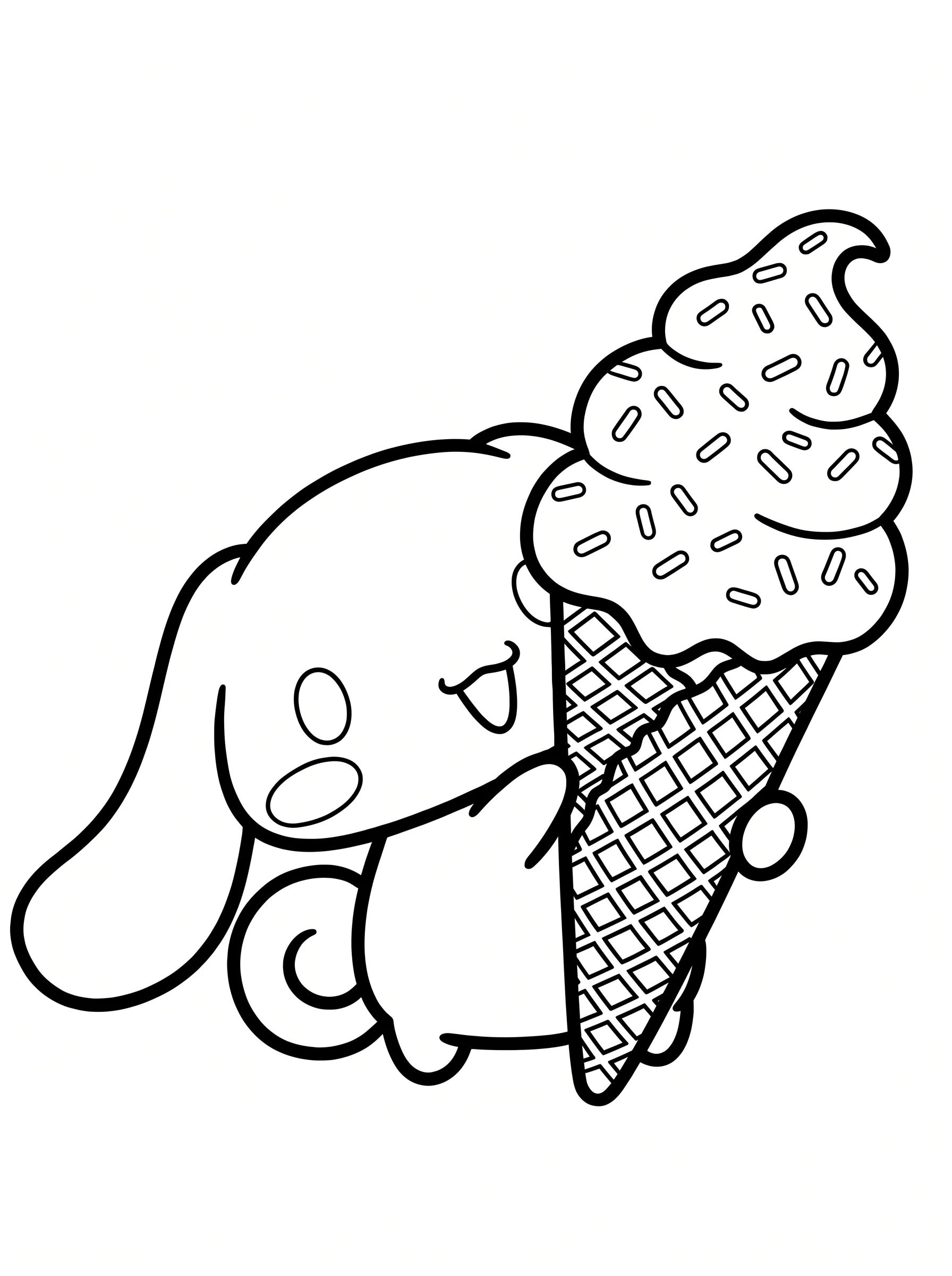 Ice Cream Cone with Sweet Sprinkles