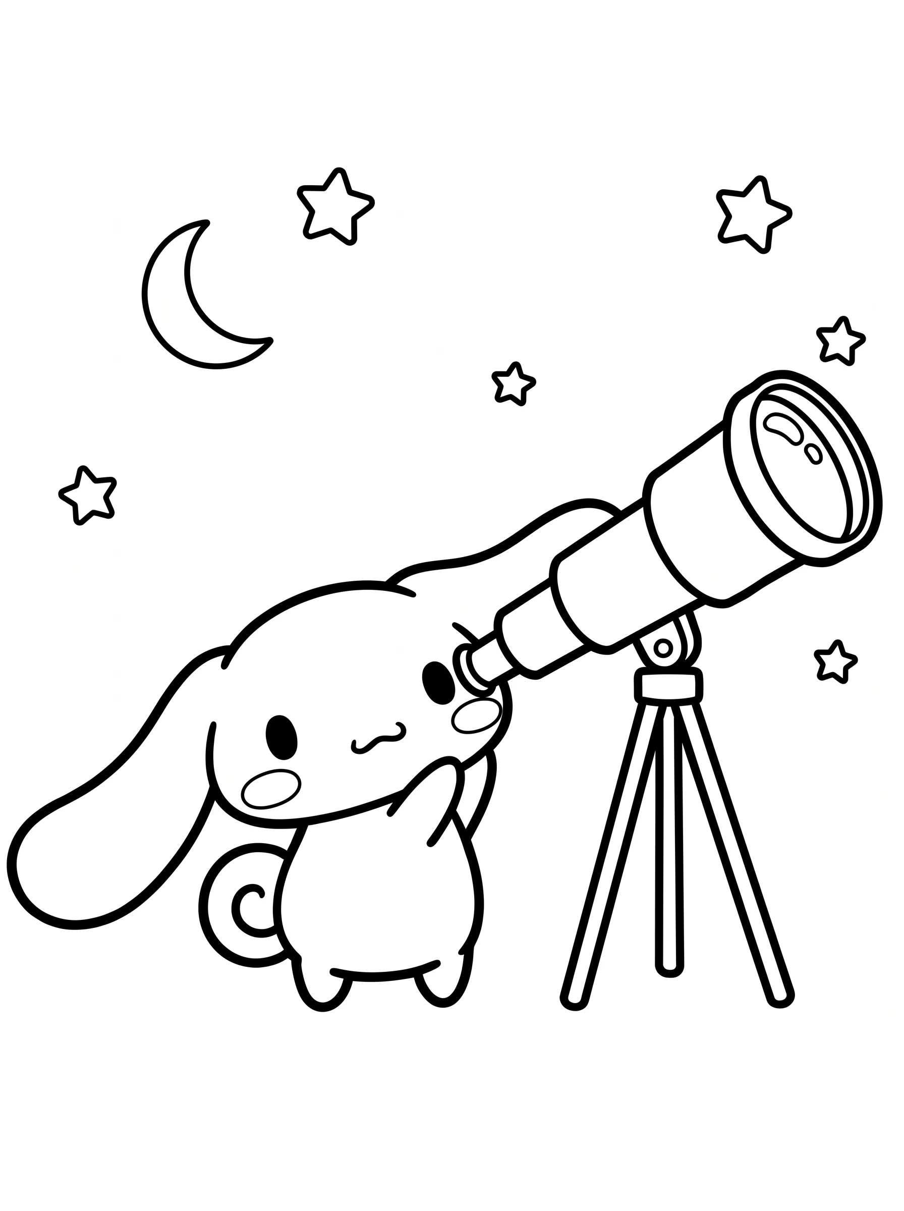 Looking at Stars with a Telescope