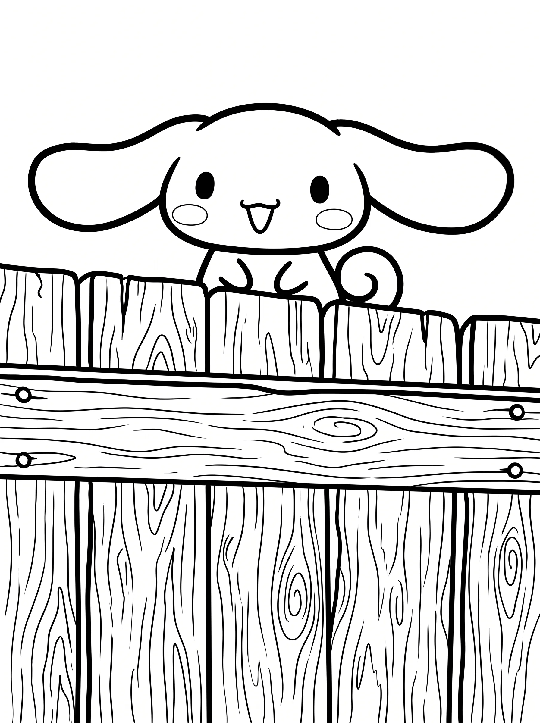 Peeking Over a Tall Wooden Fence