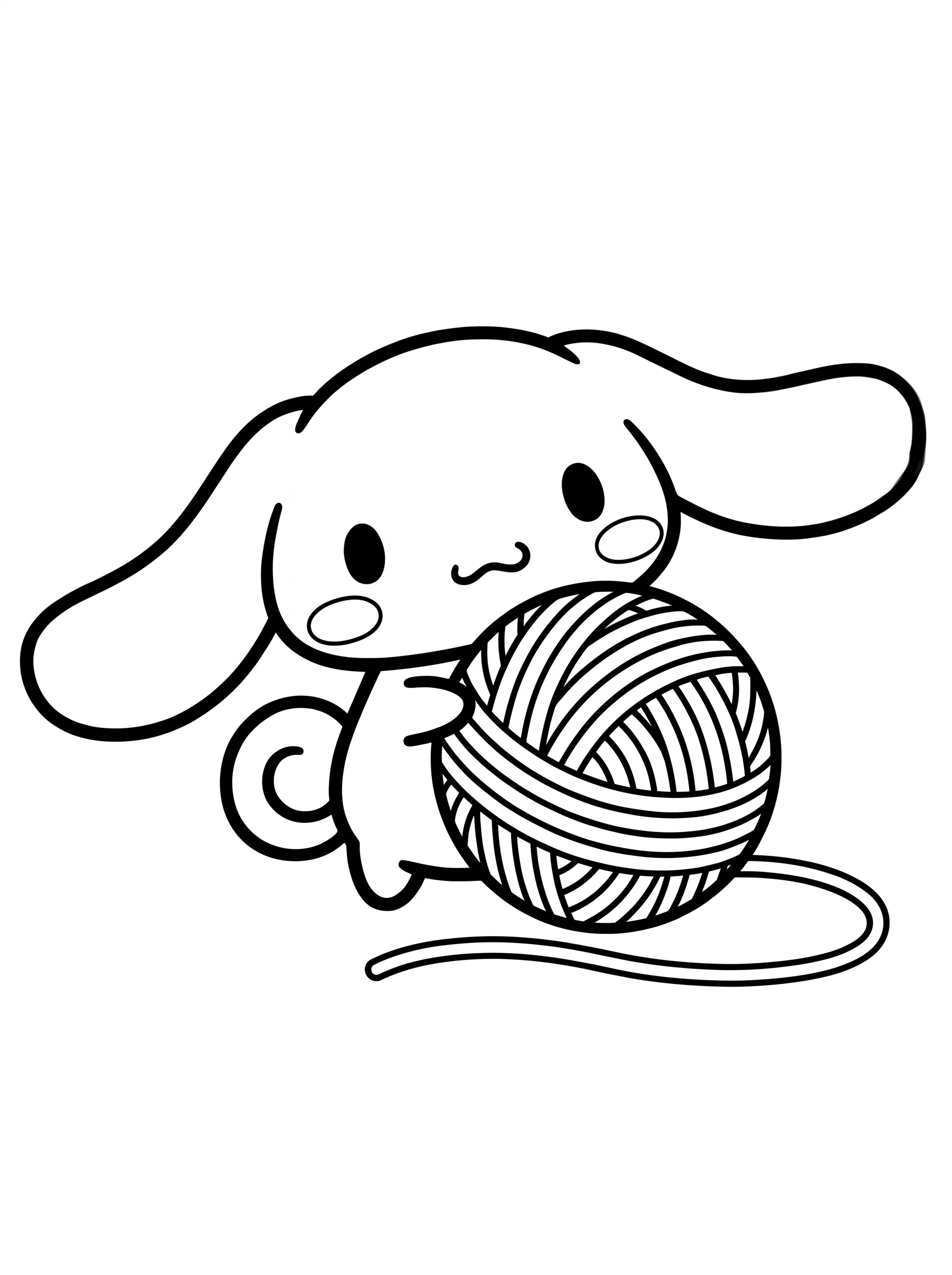 Playful Puppy and the Yarn Ball