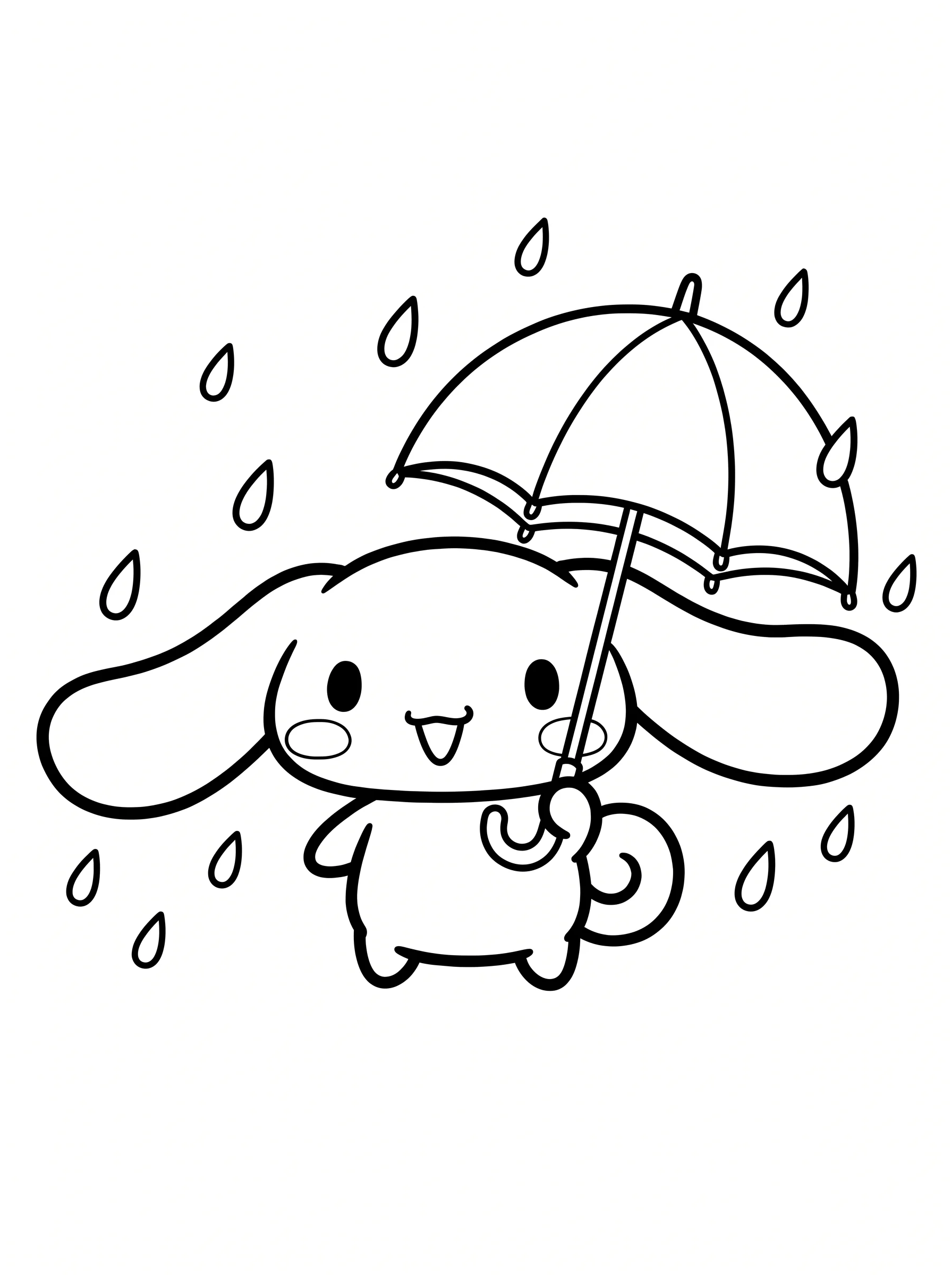 Rainy Day with a Small Umbrella