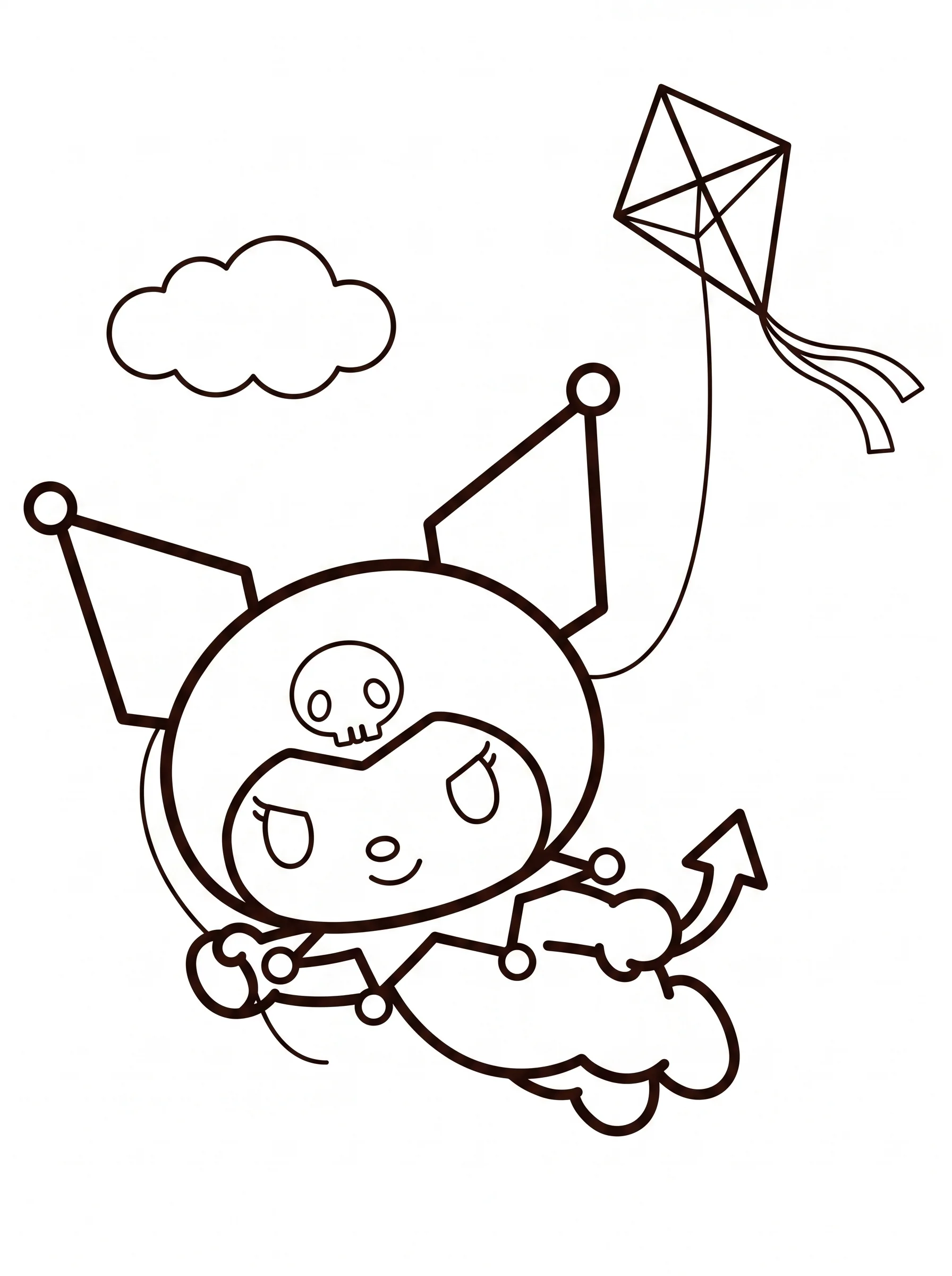 Flying a Diamond Kite in the Sky