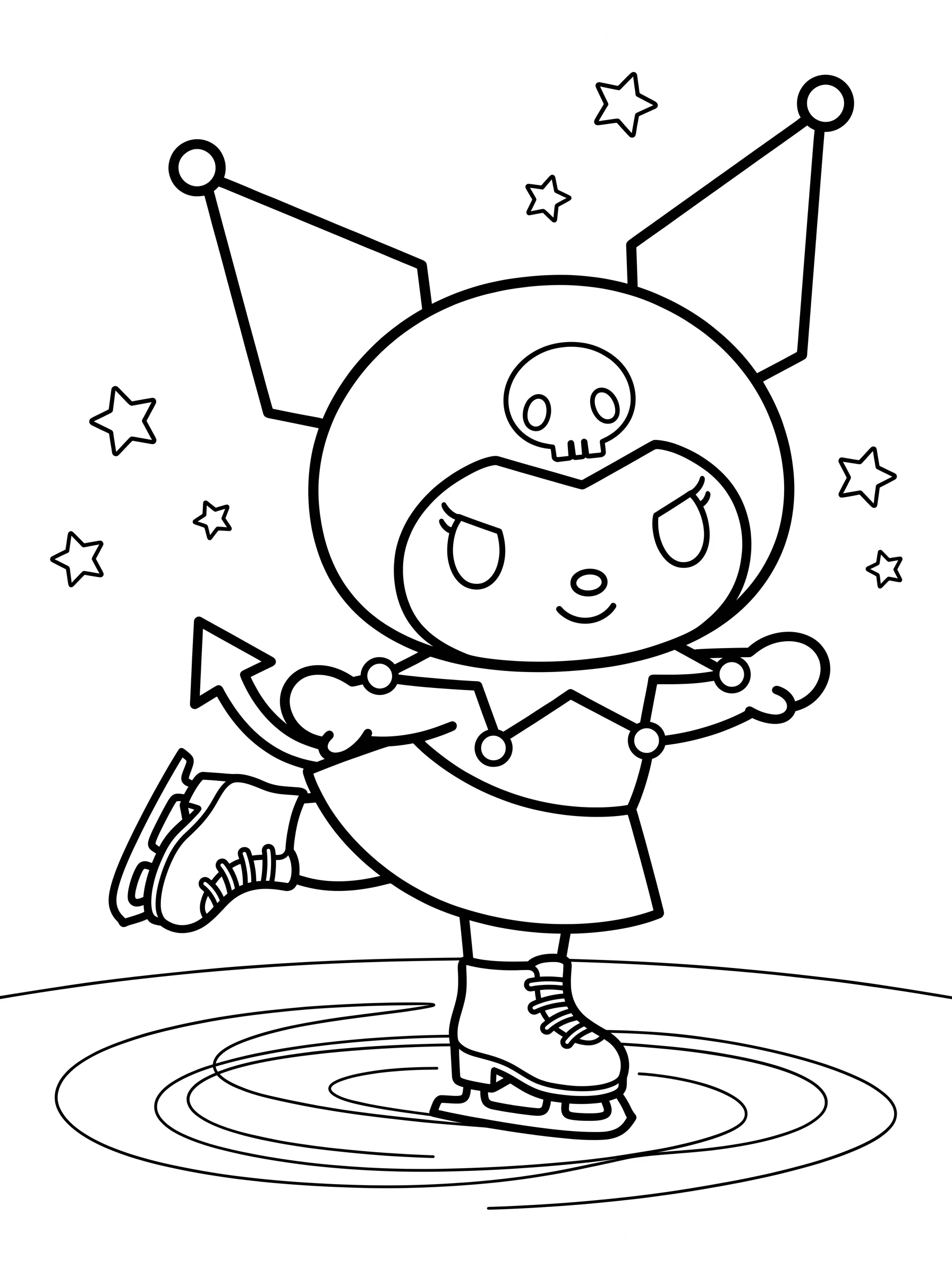 Gliding Gracefully on Ice Skates