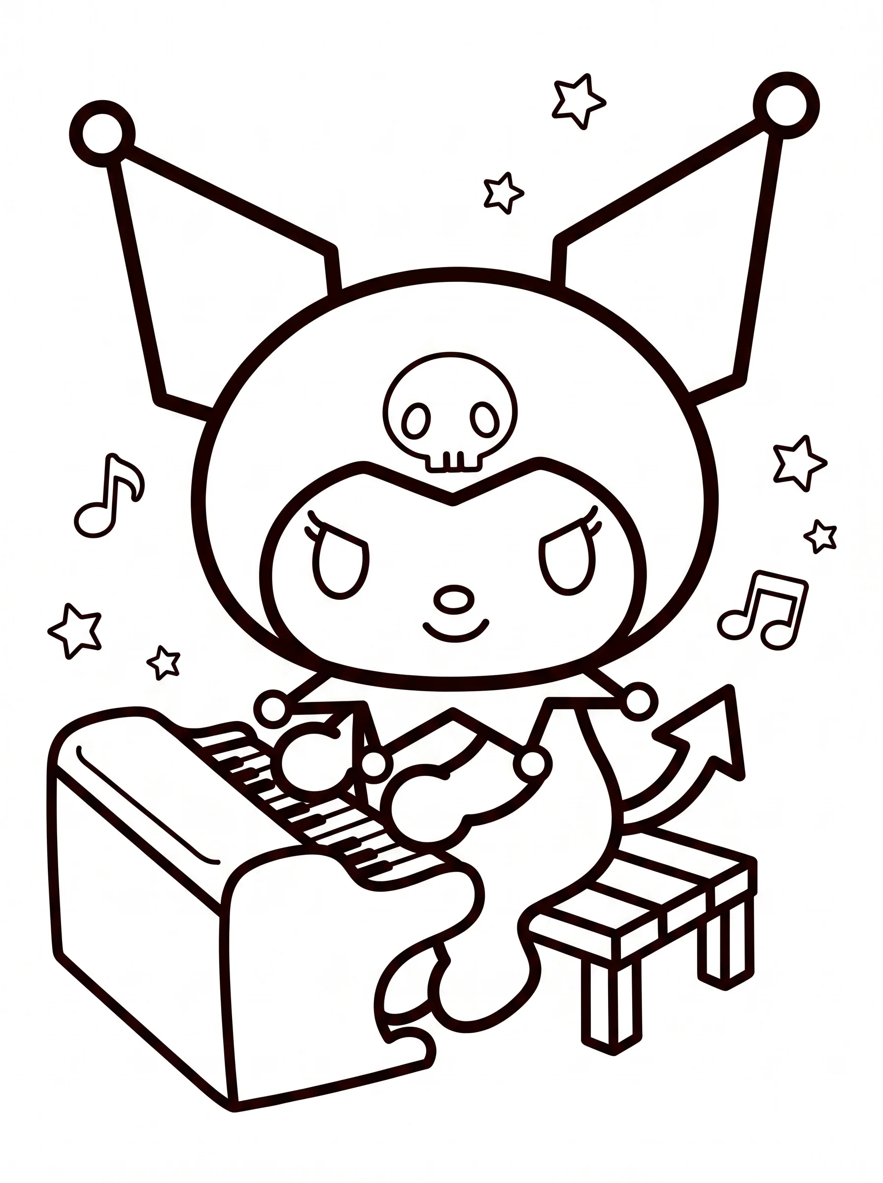 Playing a Melody on the Upright Piano