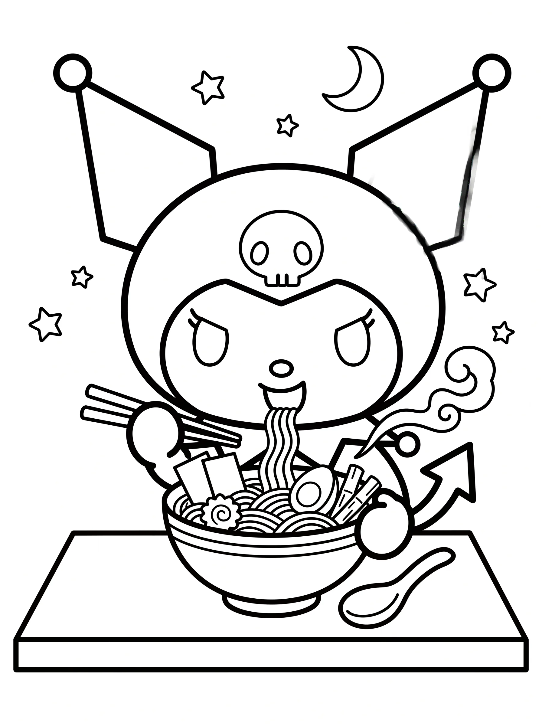 Steaming Bowl of Hot Ramen Noodles
