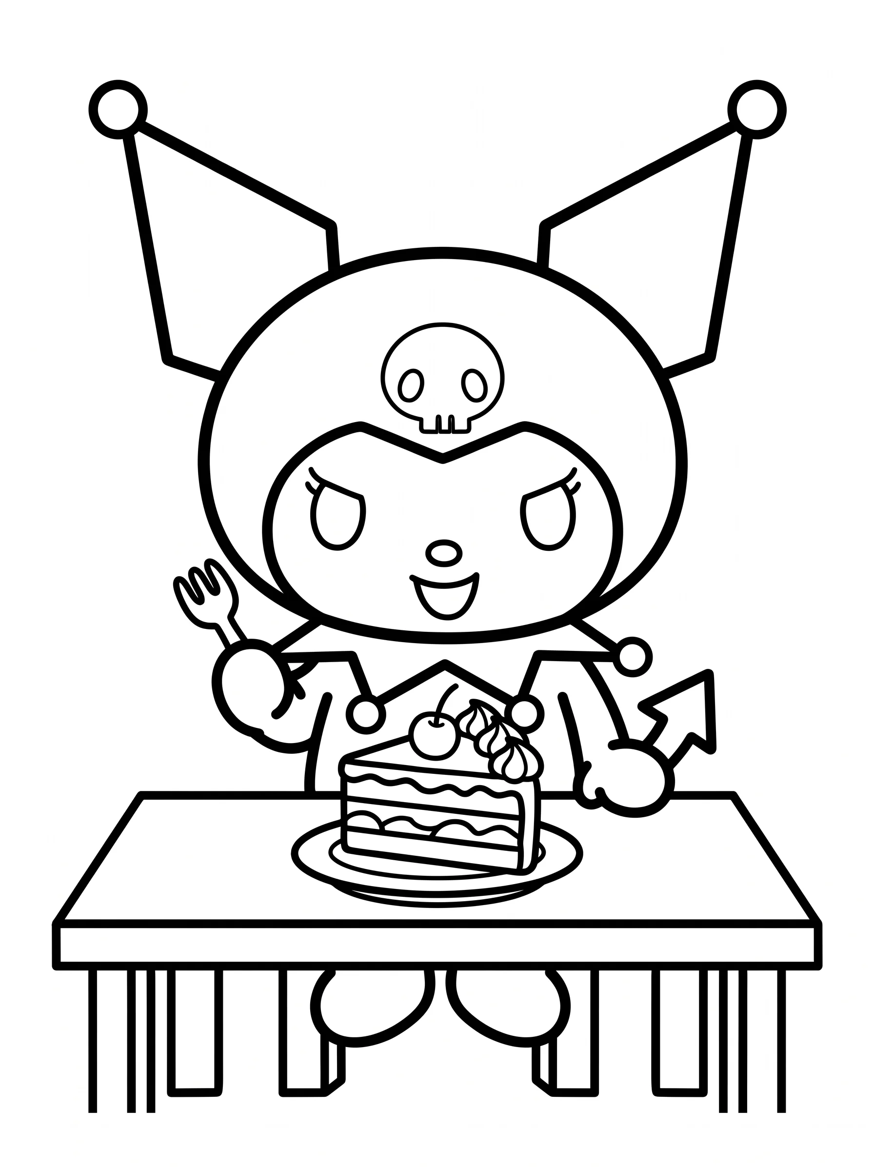 Sweet Cake Time for Kuromi