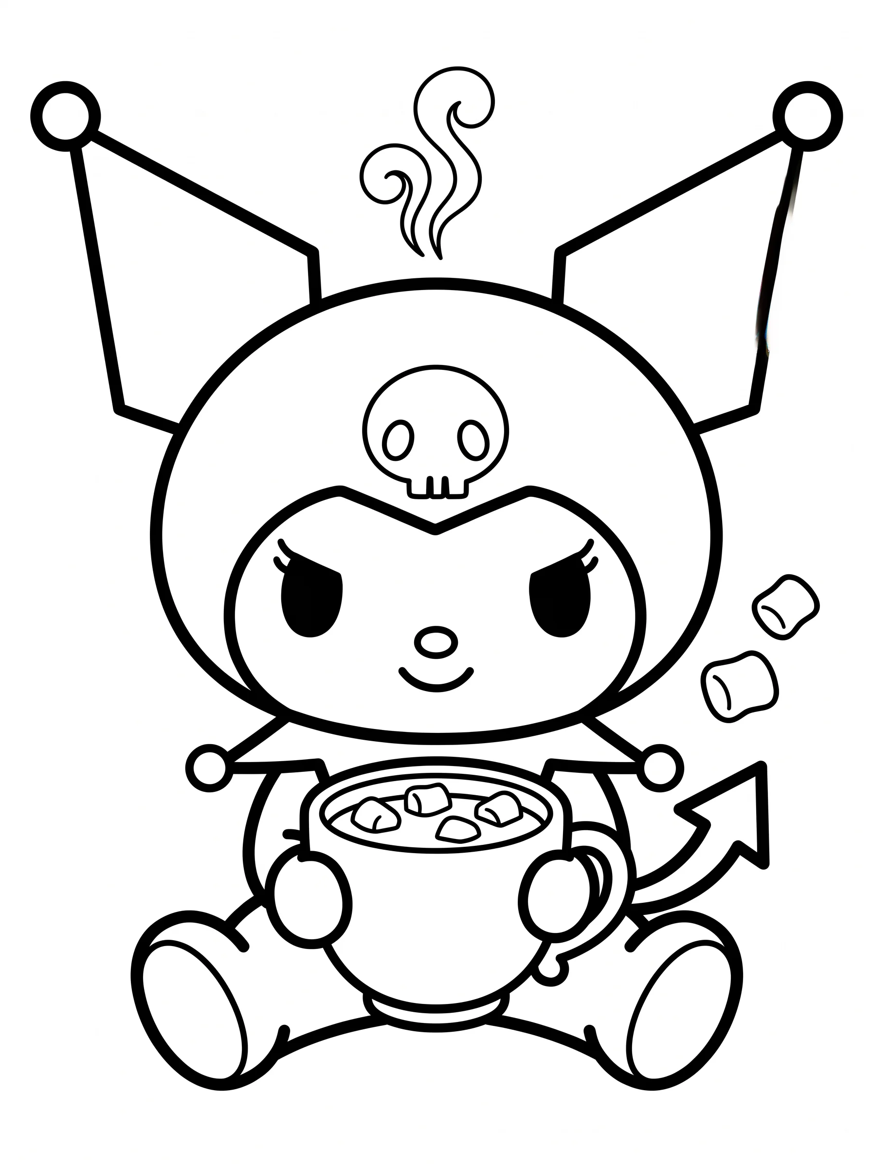 Warm Mug of Hot Cocoa with Marshmallows