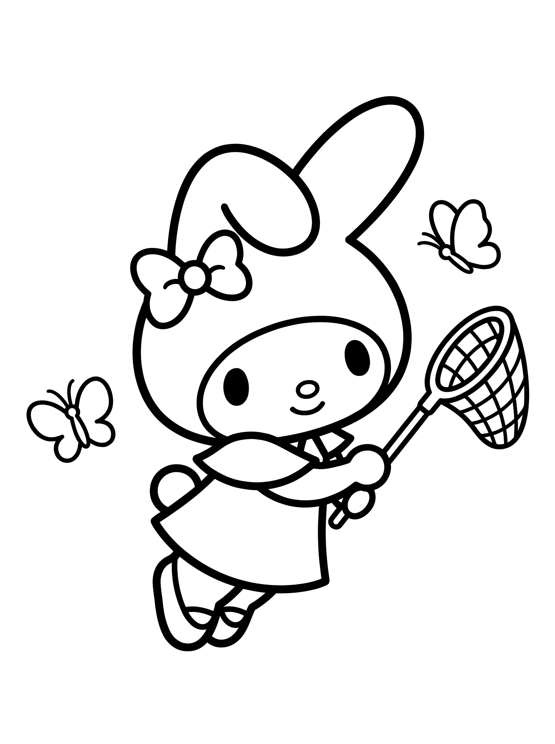 Catching Flying Butterflies with a Net