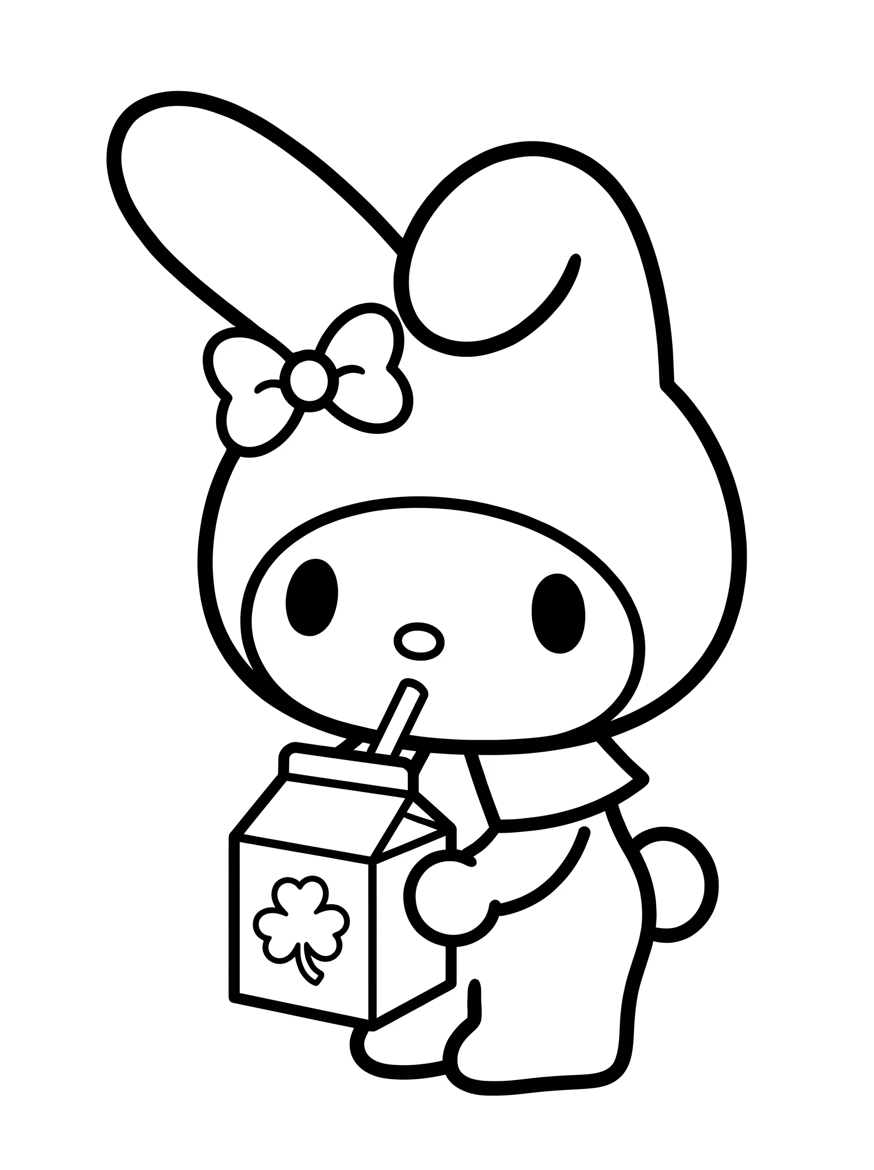 Drinking Milk from a Clover Carton