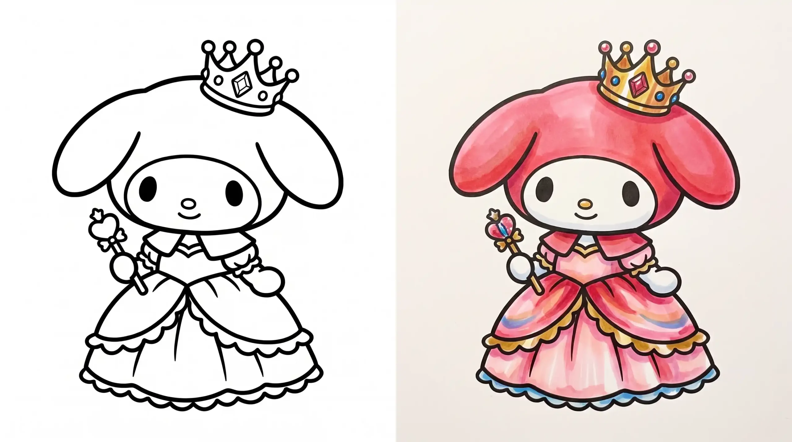 42 My Melody Coloring Pages | Free PDF Downloads
