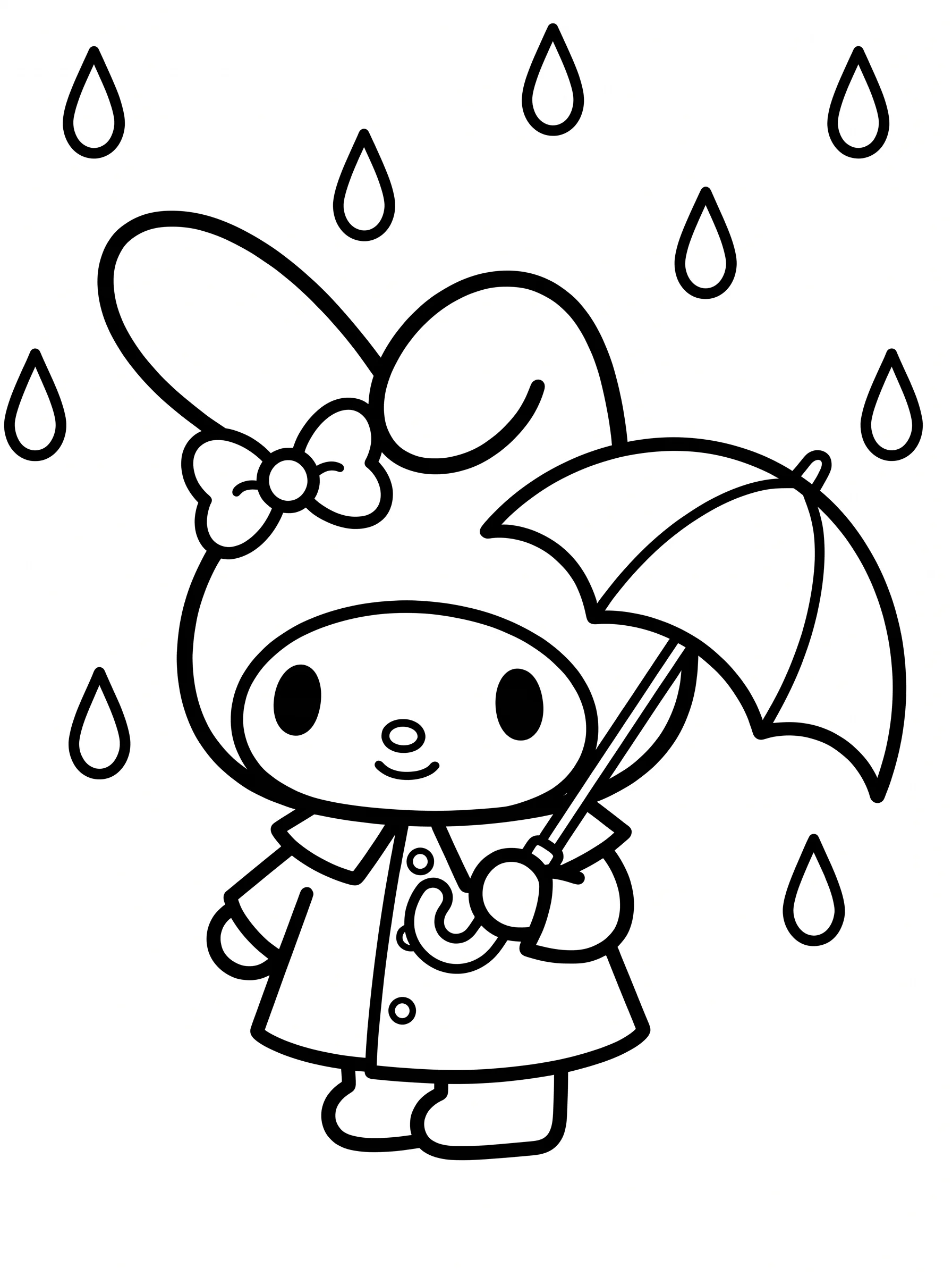 Raincoat and Rainy Day Umbrella