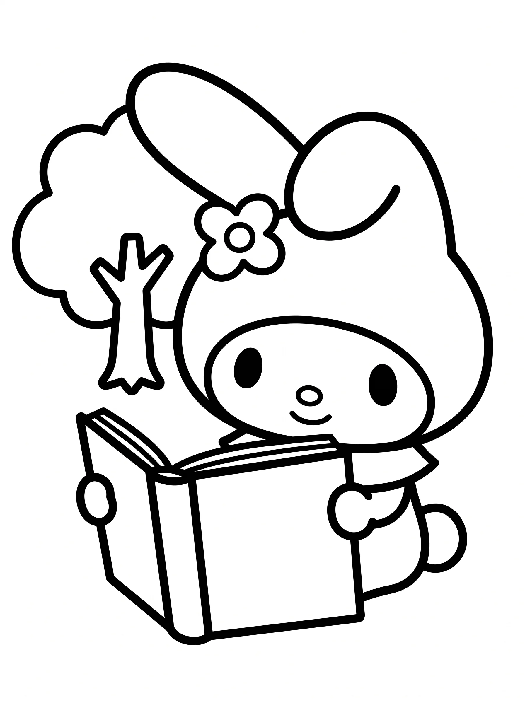 Storybook Reading Under the Tree