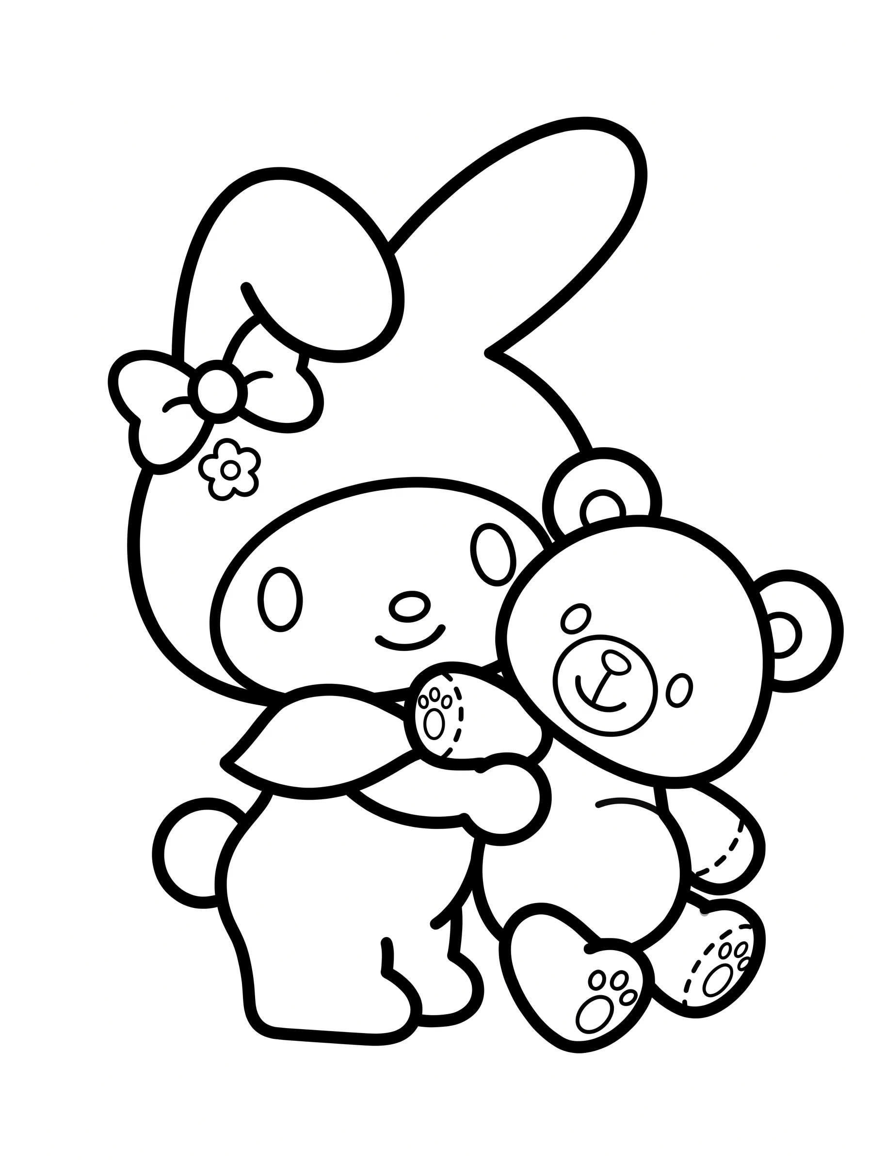 Warm Hugs for a Soft Teddy Bear