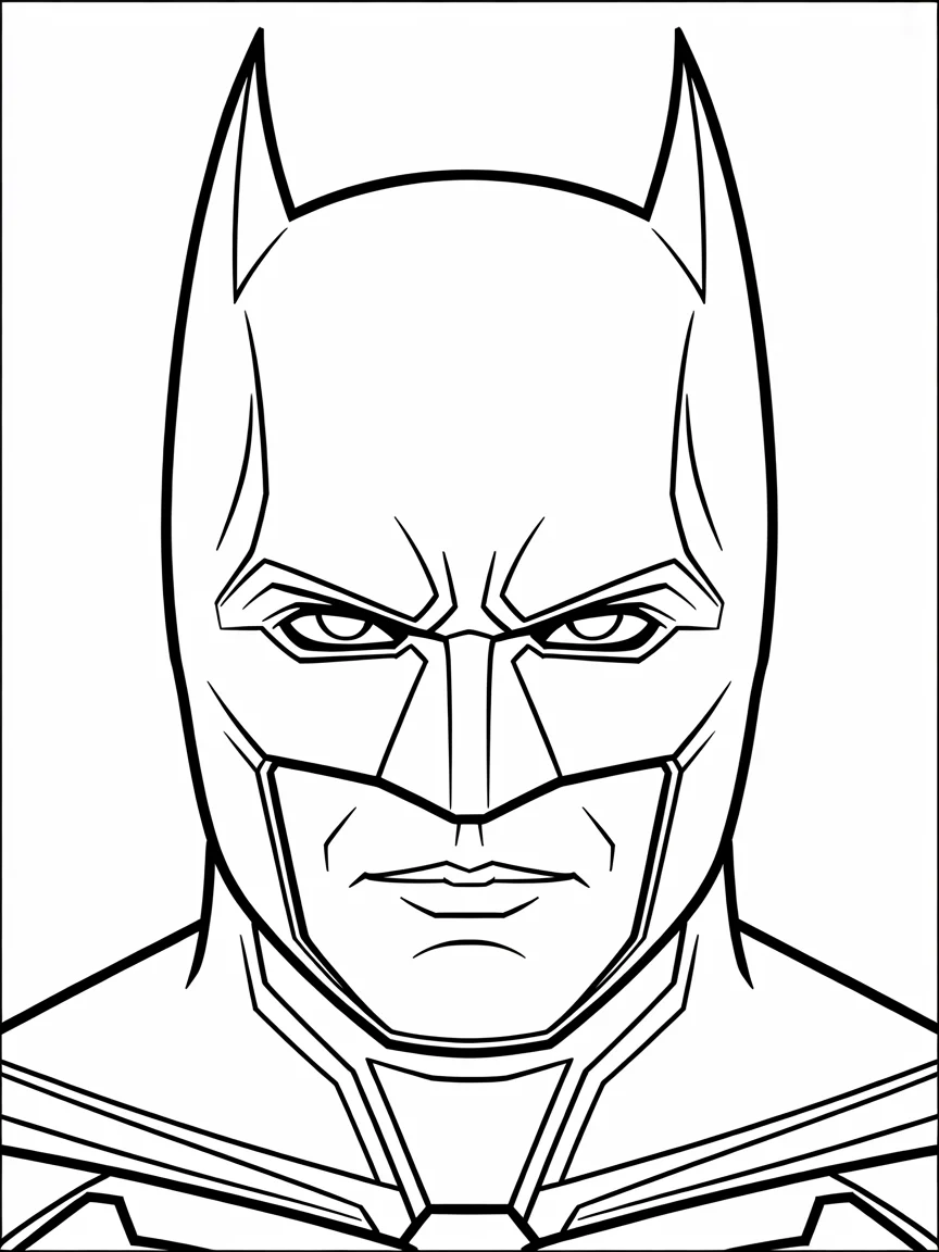 Close-Up Face of the Hero