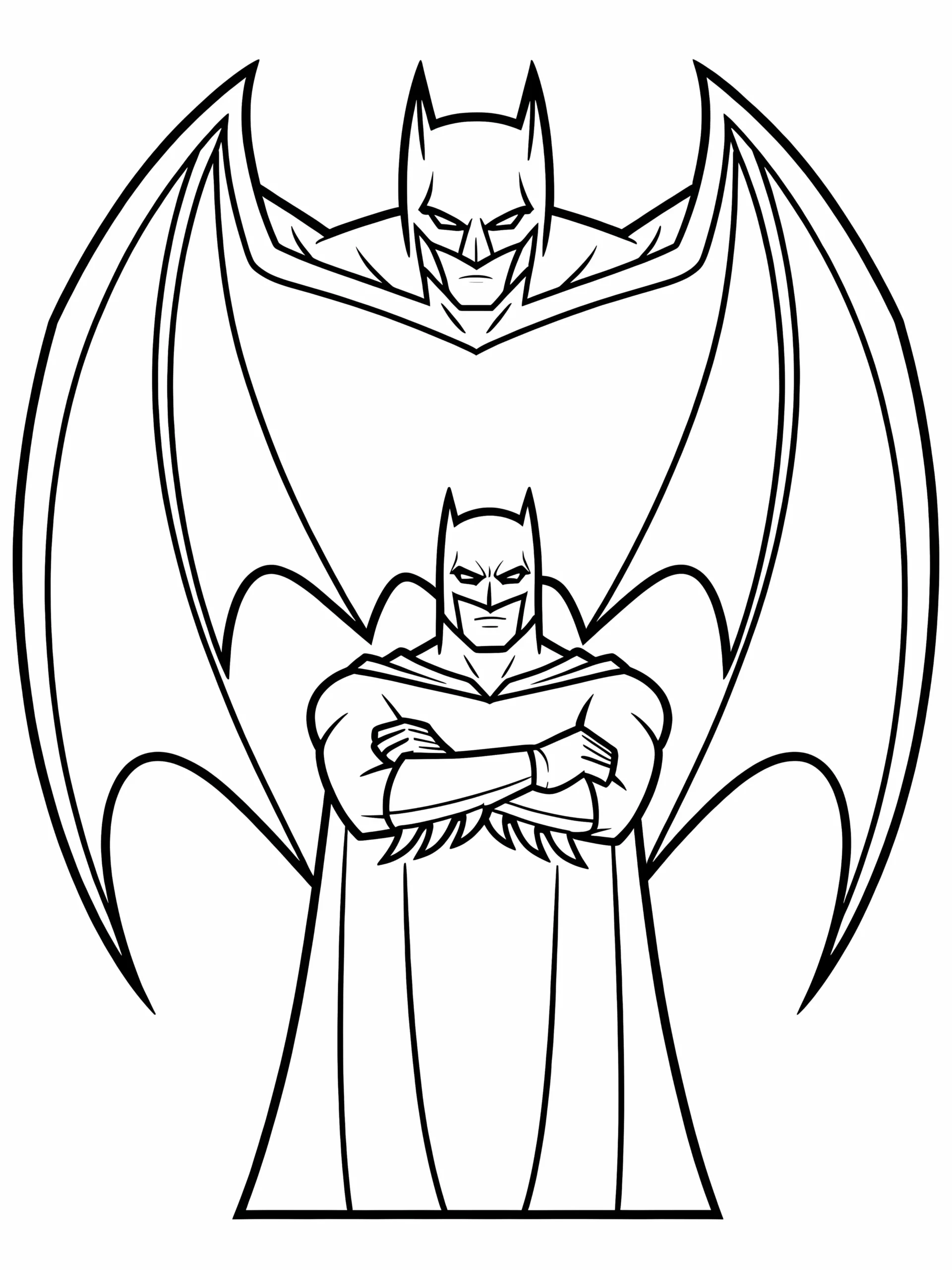 Hero Guarding the Stone Bat Statue