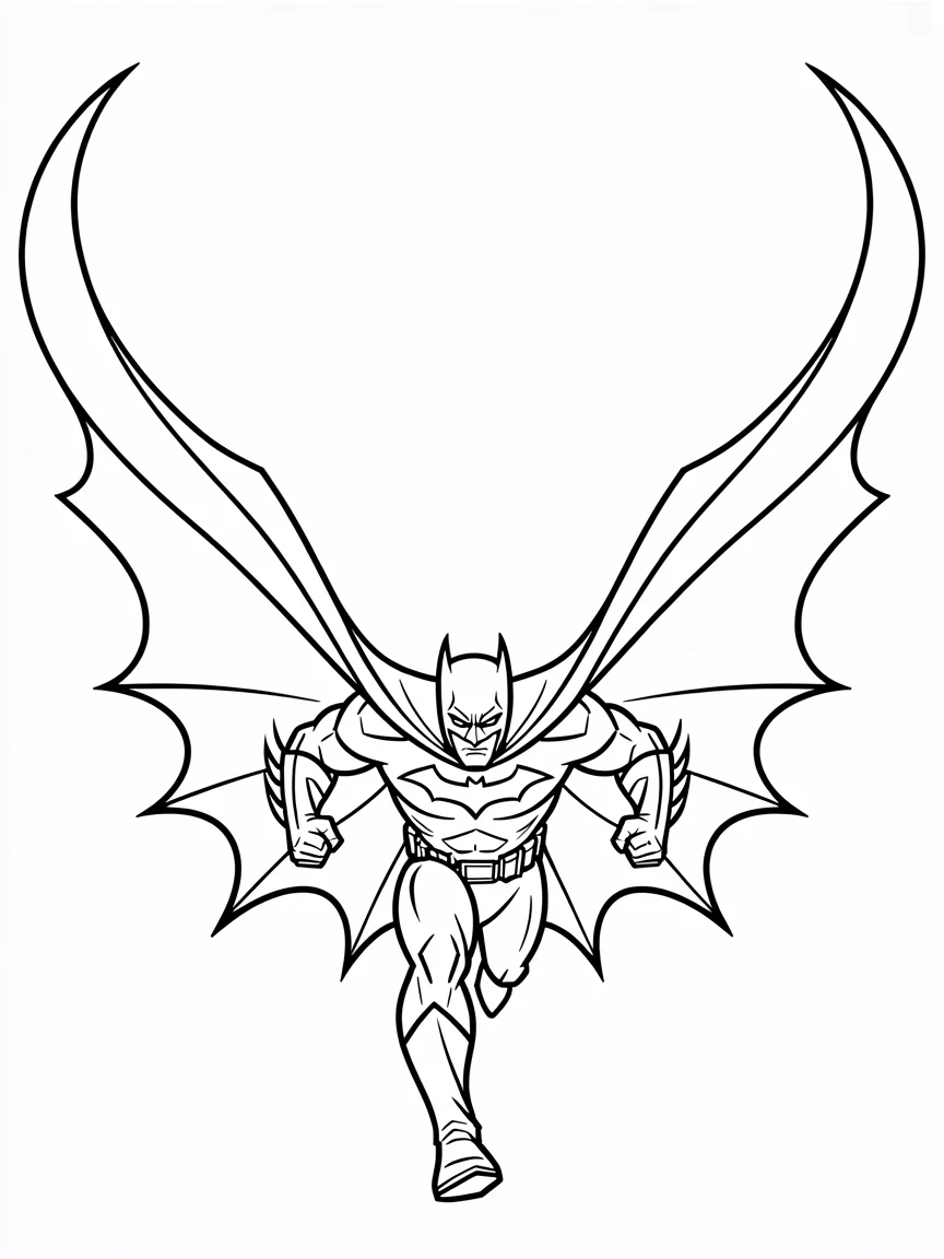 Running Forward with Bat Wings