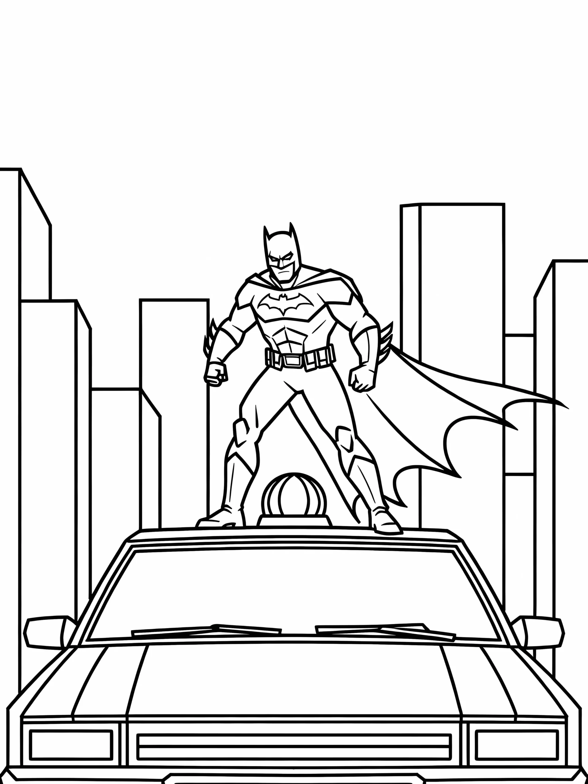 Standing High on a Police Car