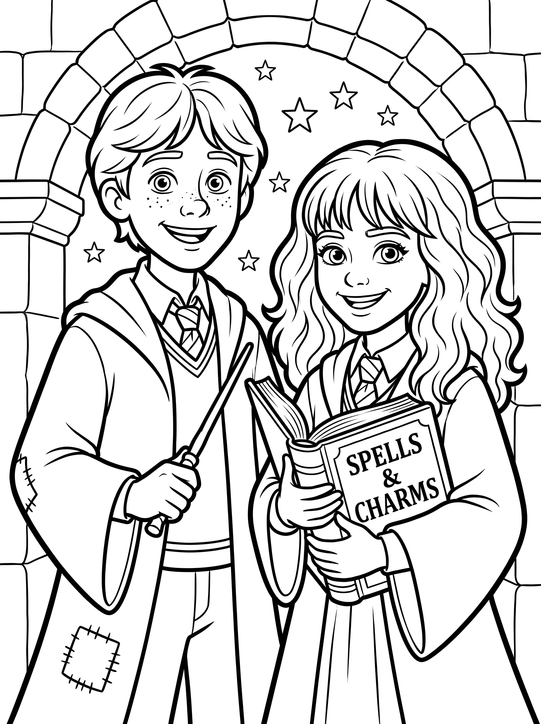 Best Friends Ron and Hermione