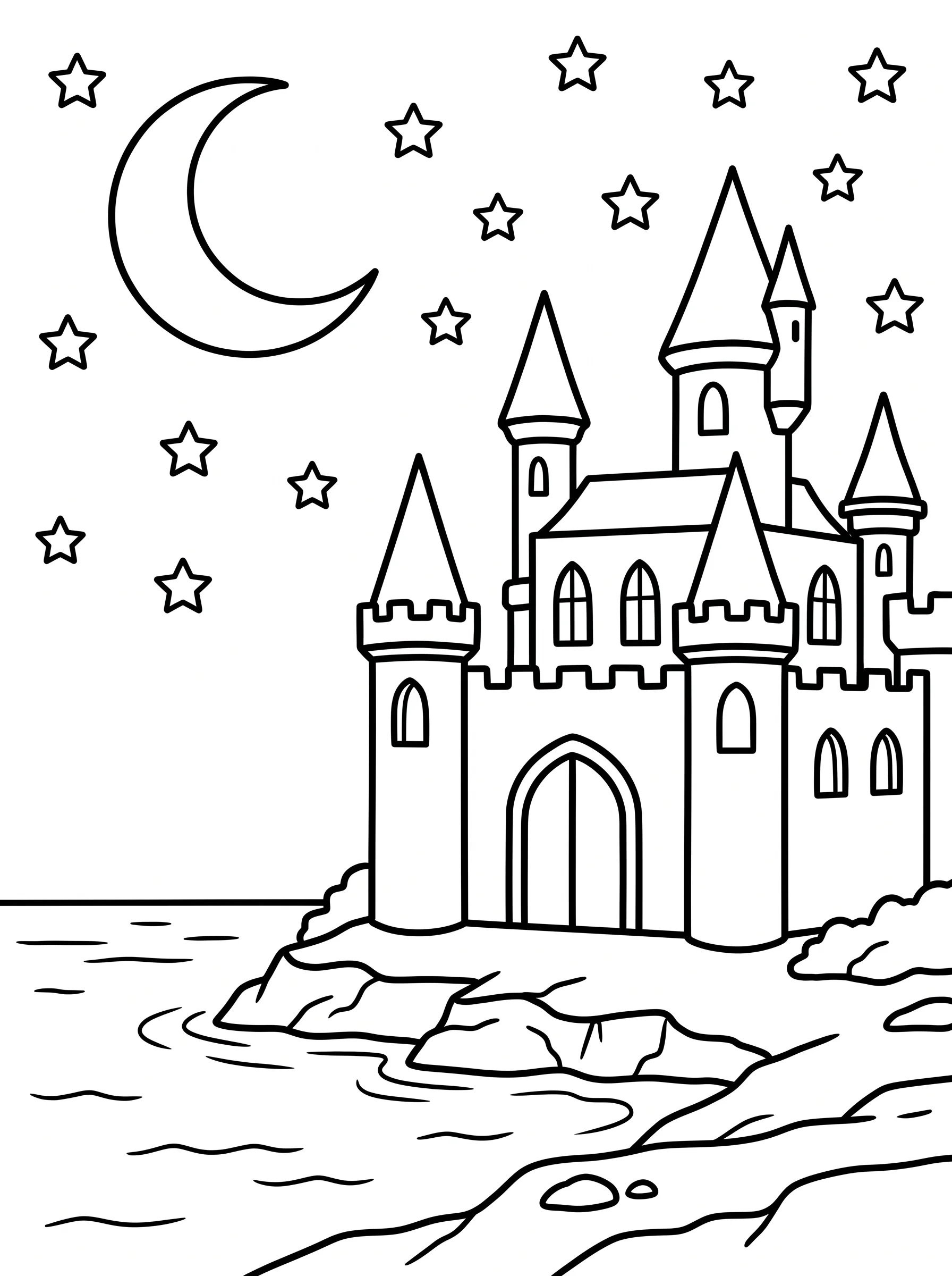 Castle Under the Crescent Moon