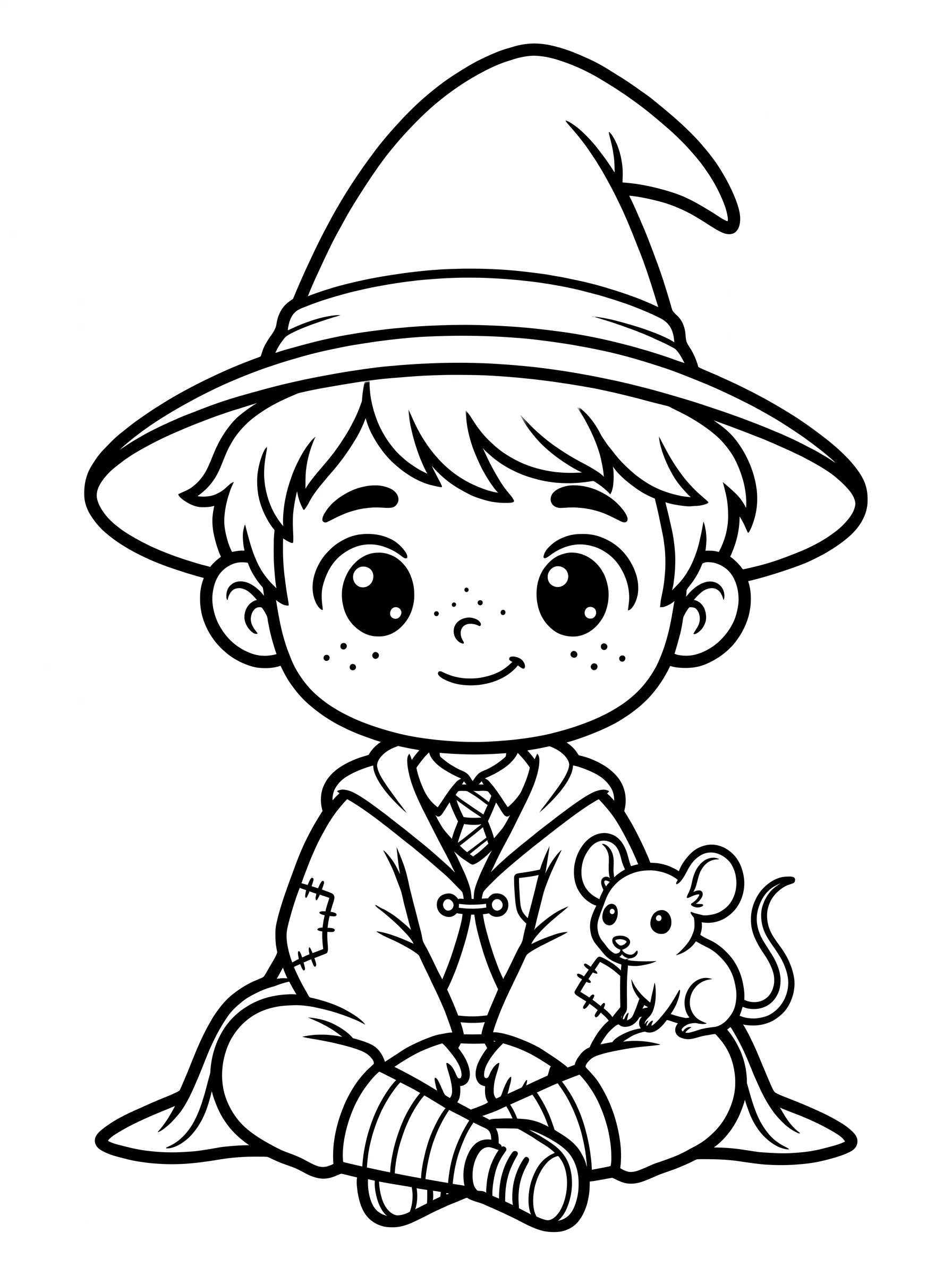 Chibi Ron and His Pet Rat