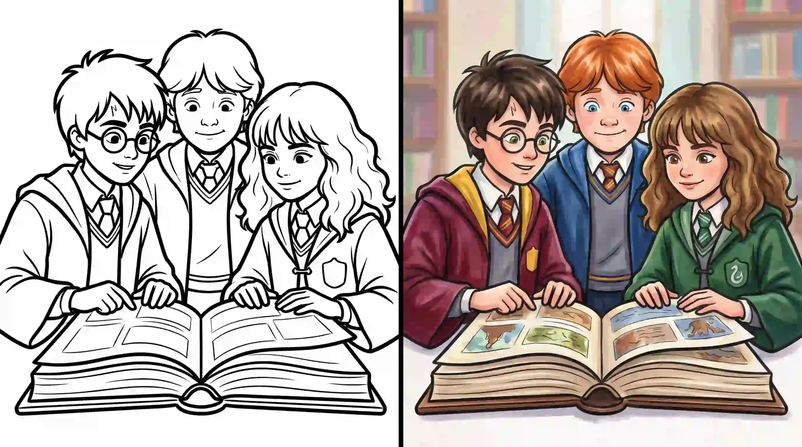 45 Harry Potter Coloring Pages (Printable PDFs)