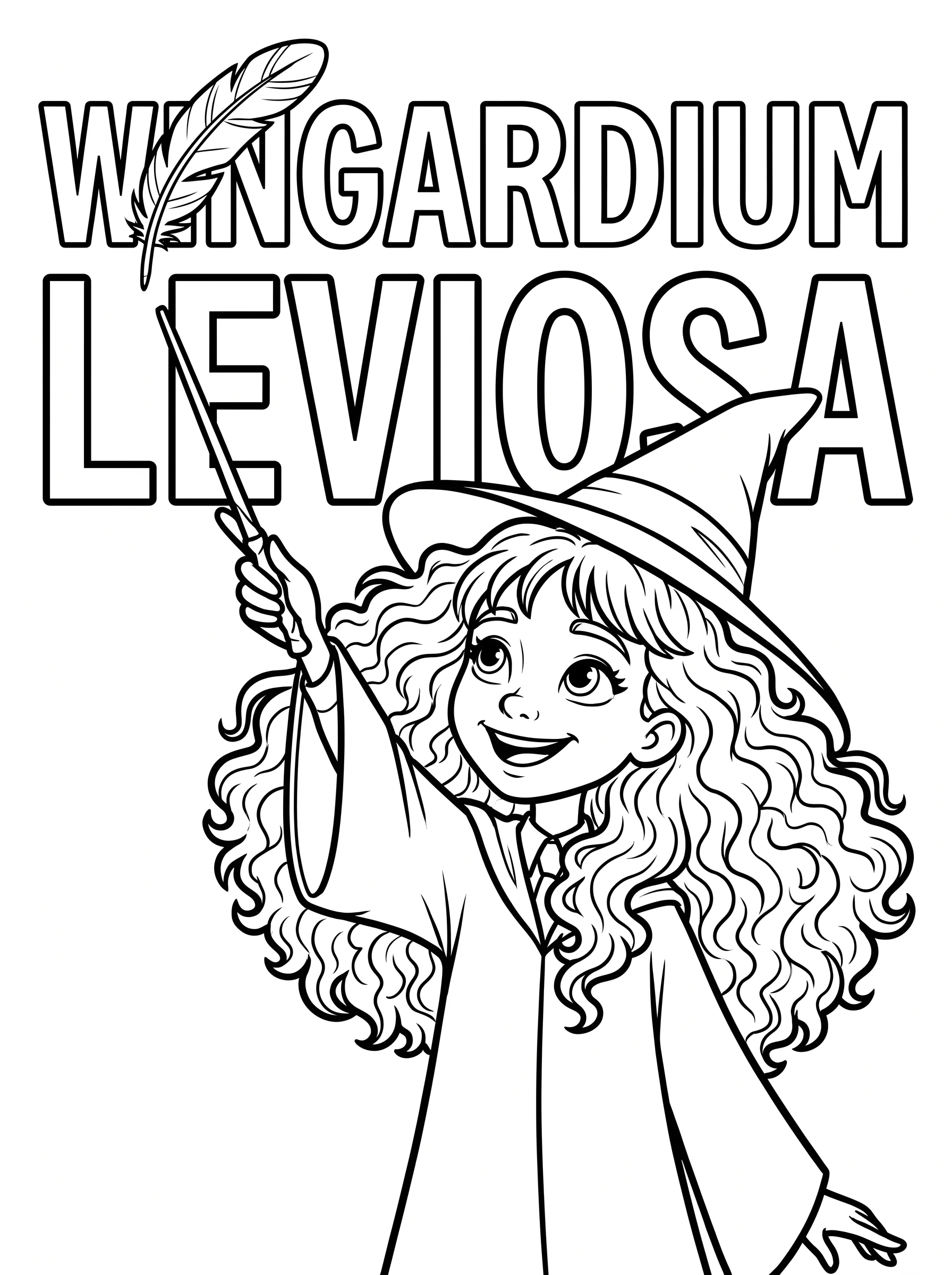 Hermione and the Floating Feather