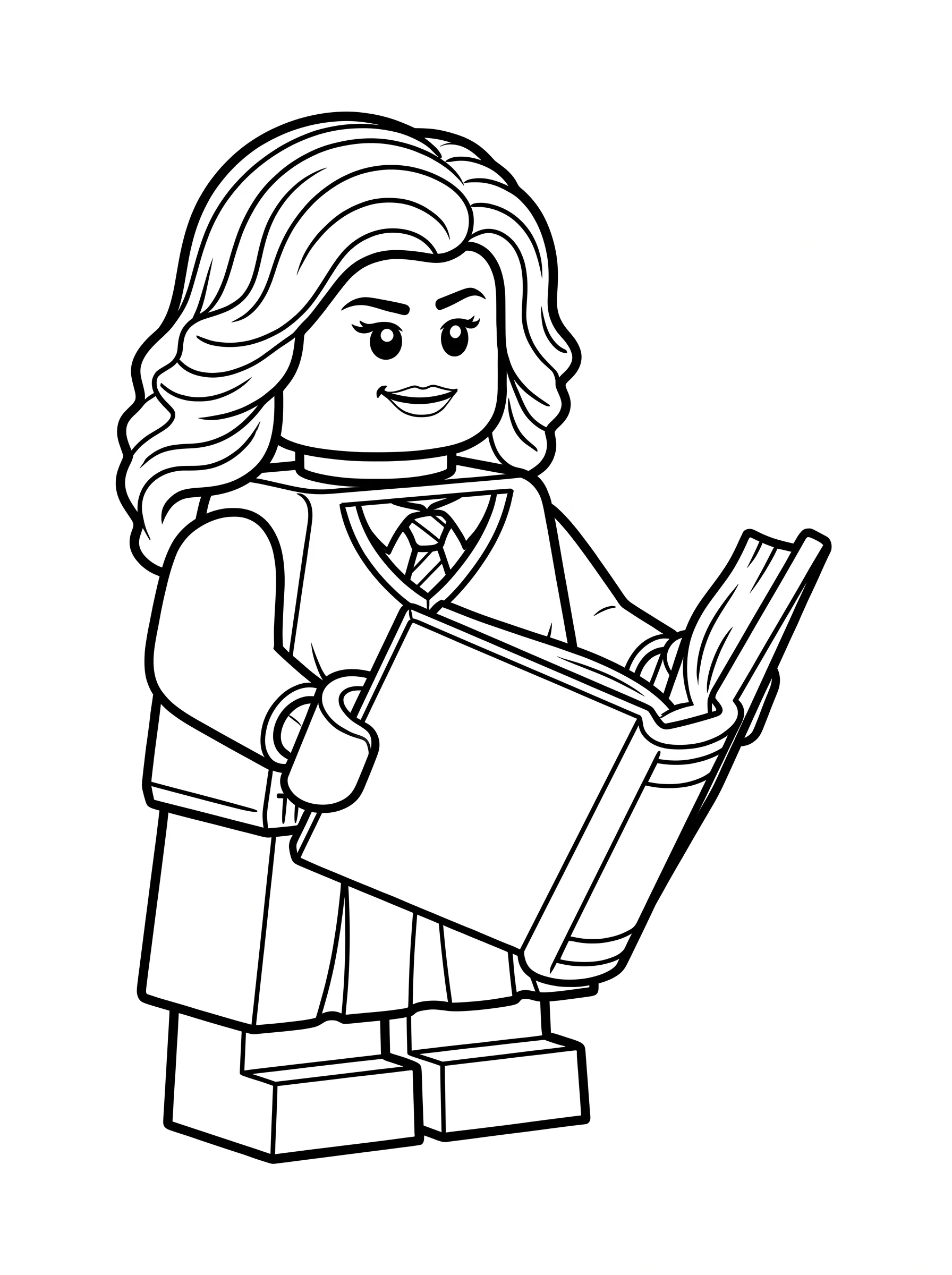 Lego Hermione with Toy Book