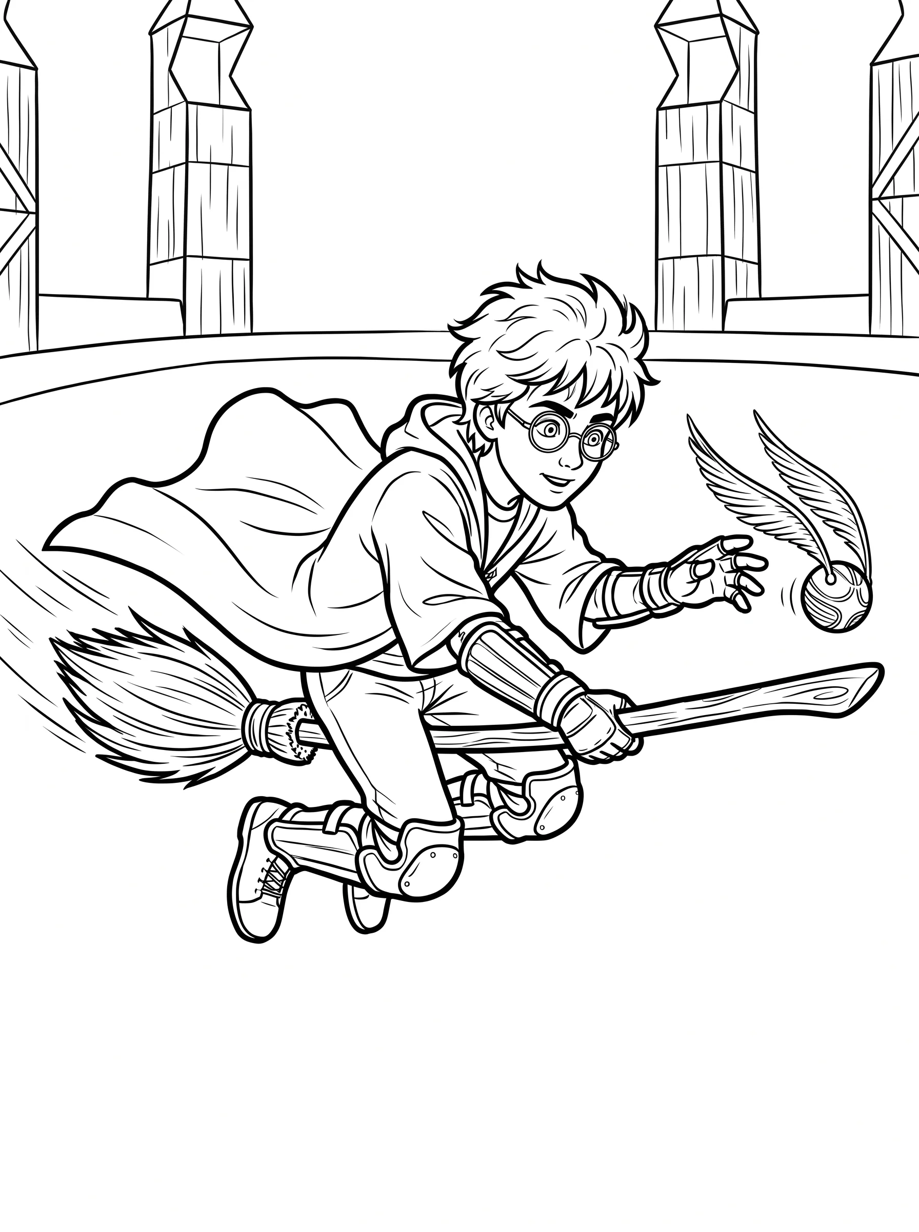 Playing Quidditch in the Sky