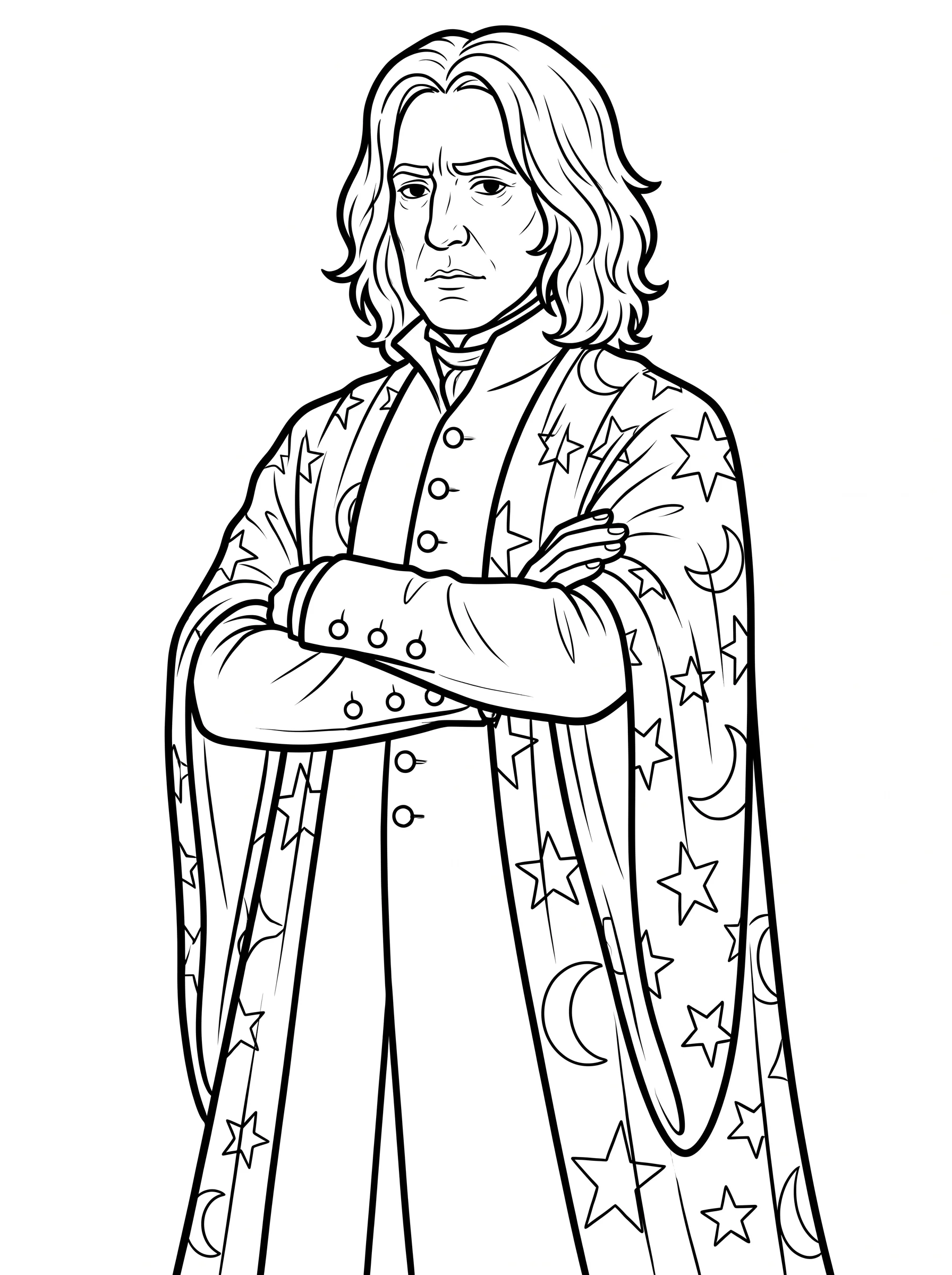 Professor Severus with Folded Arms