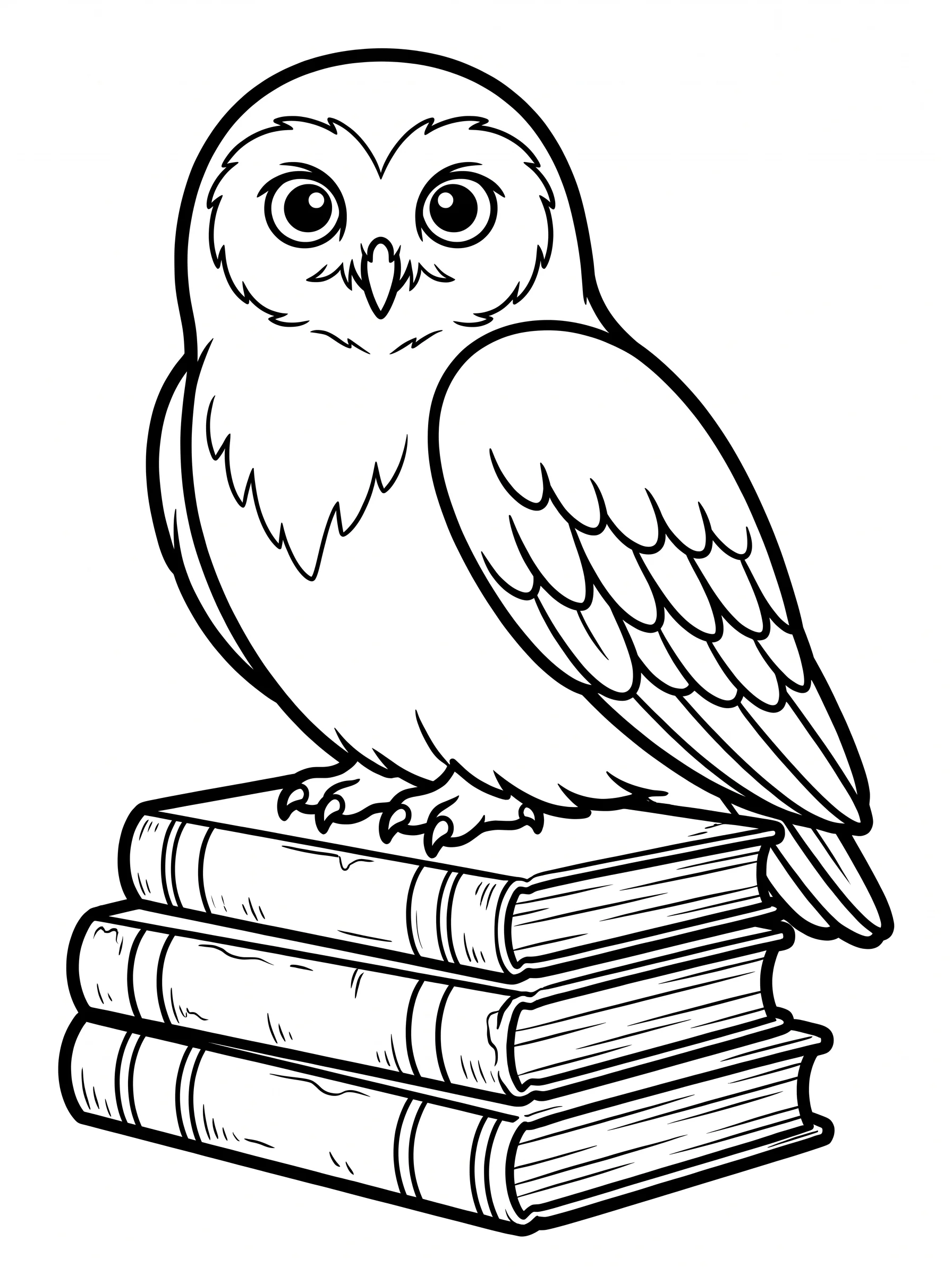 Snowy Owl on Magic Books