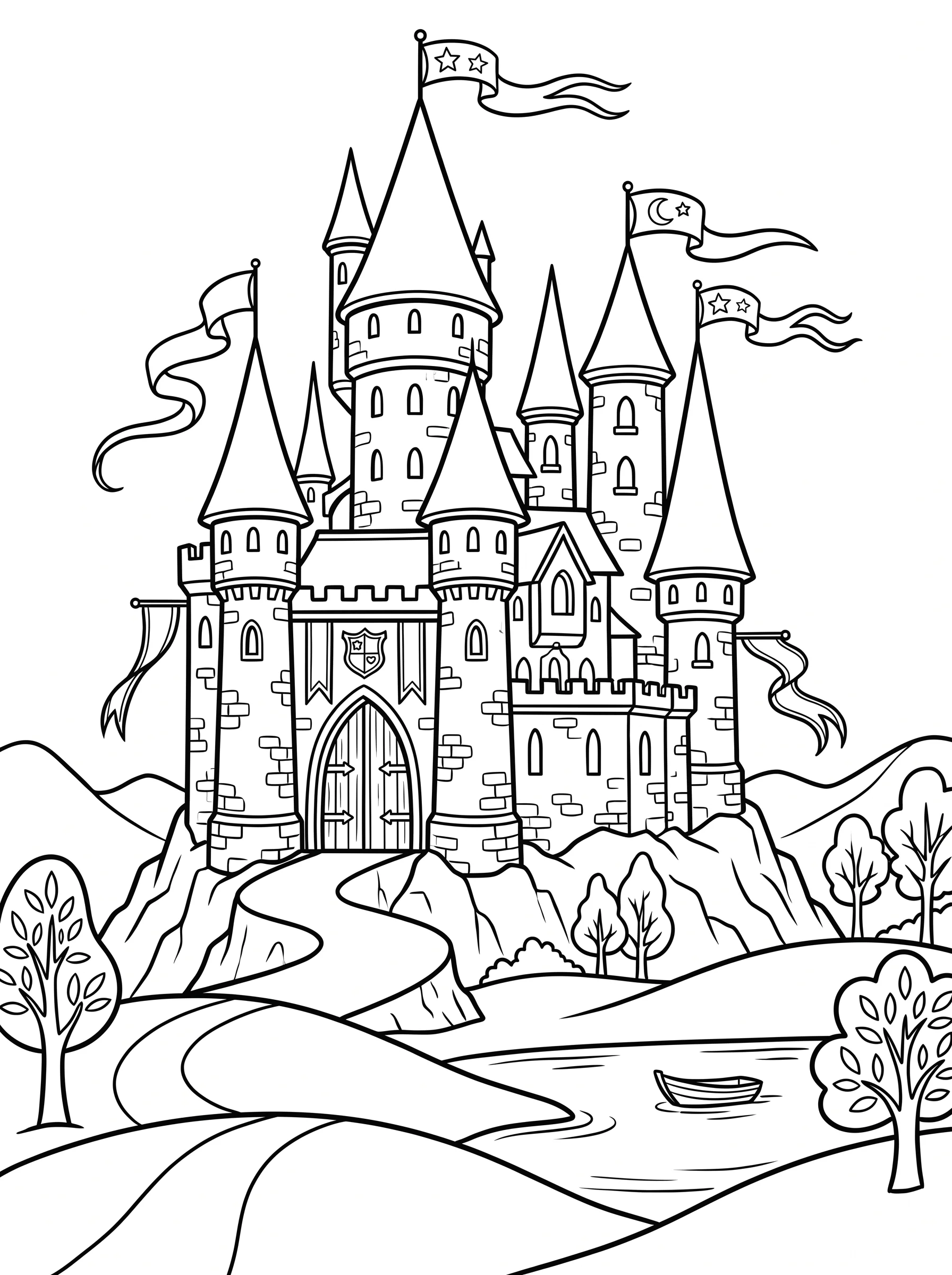 Towers of the Magic School Castle