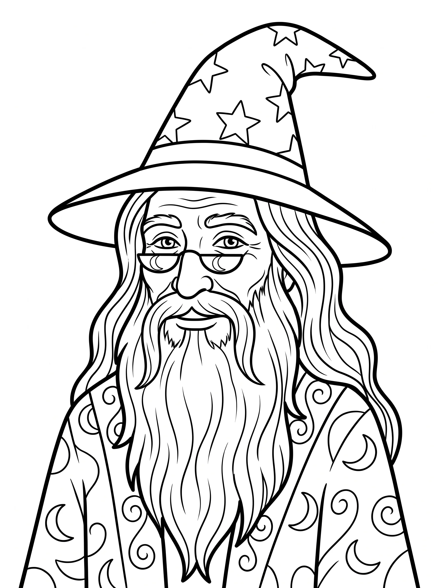 Wise Headmaster Dumbledore
