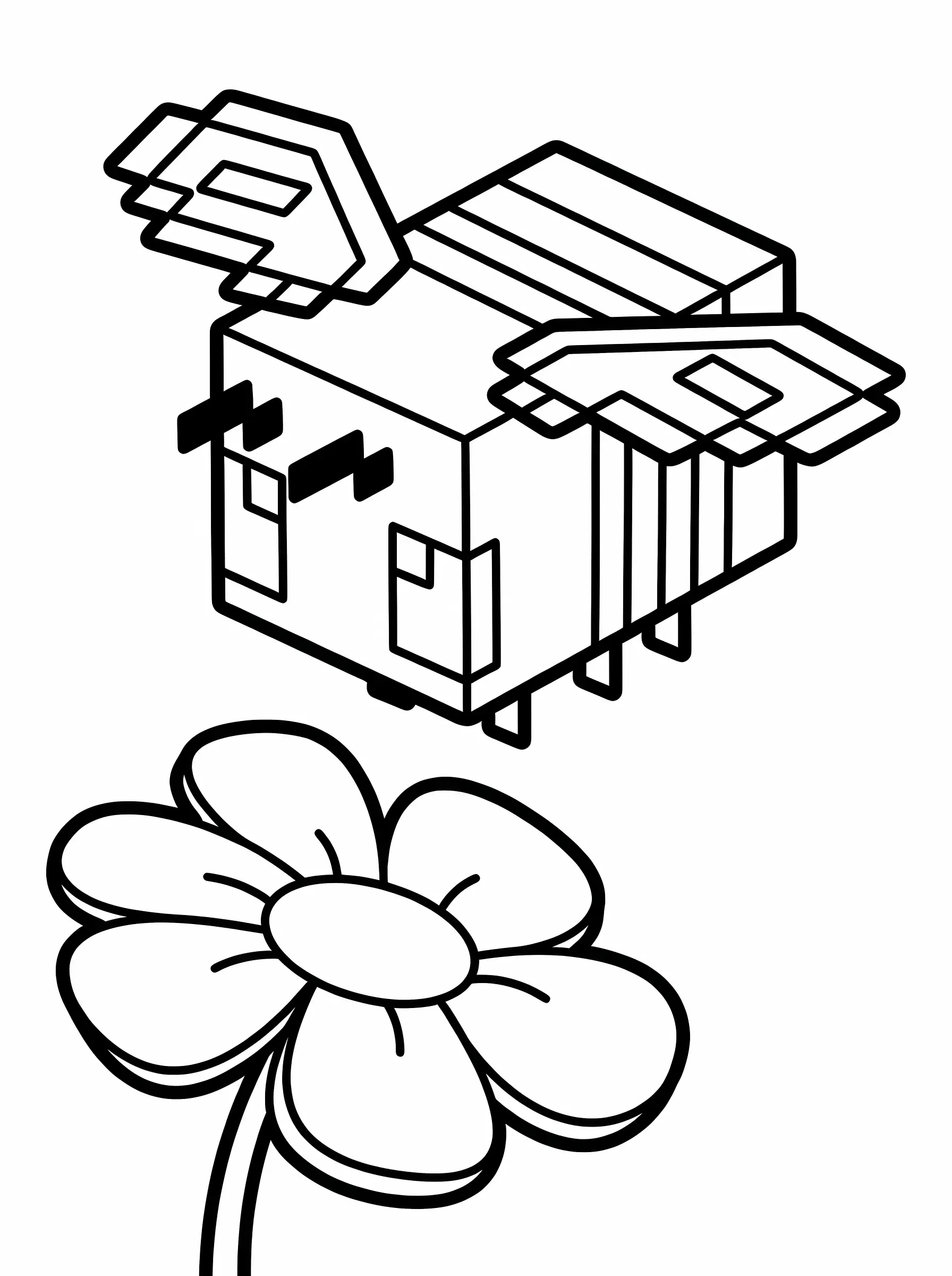 Buzzing Square Bee