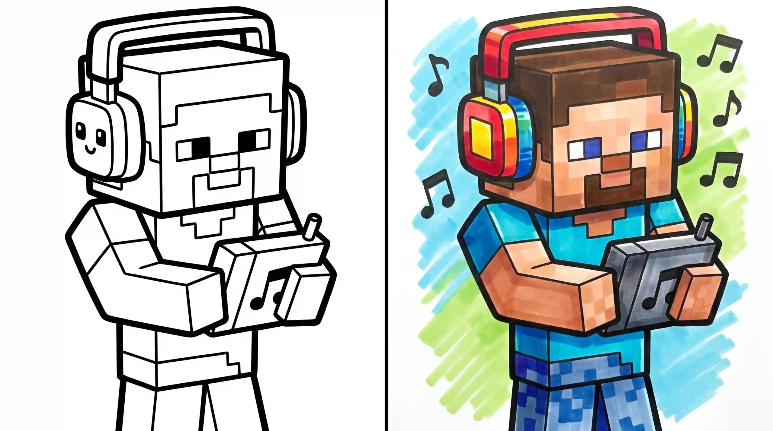 51 Best Minecraft Coloring Pages | Free Printables