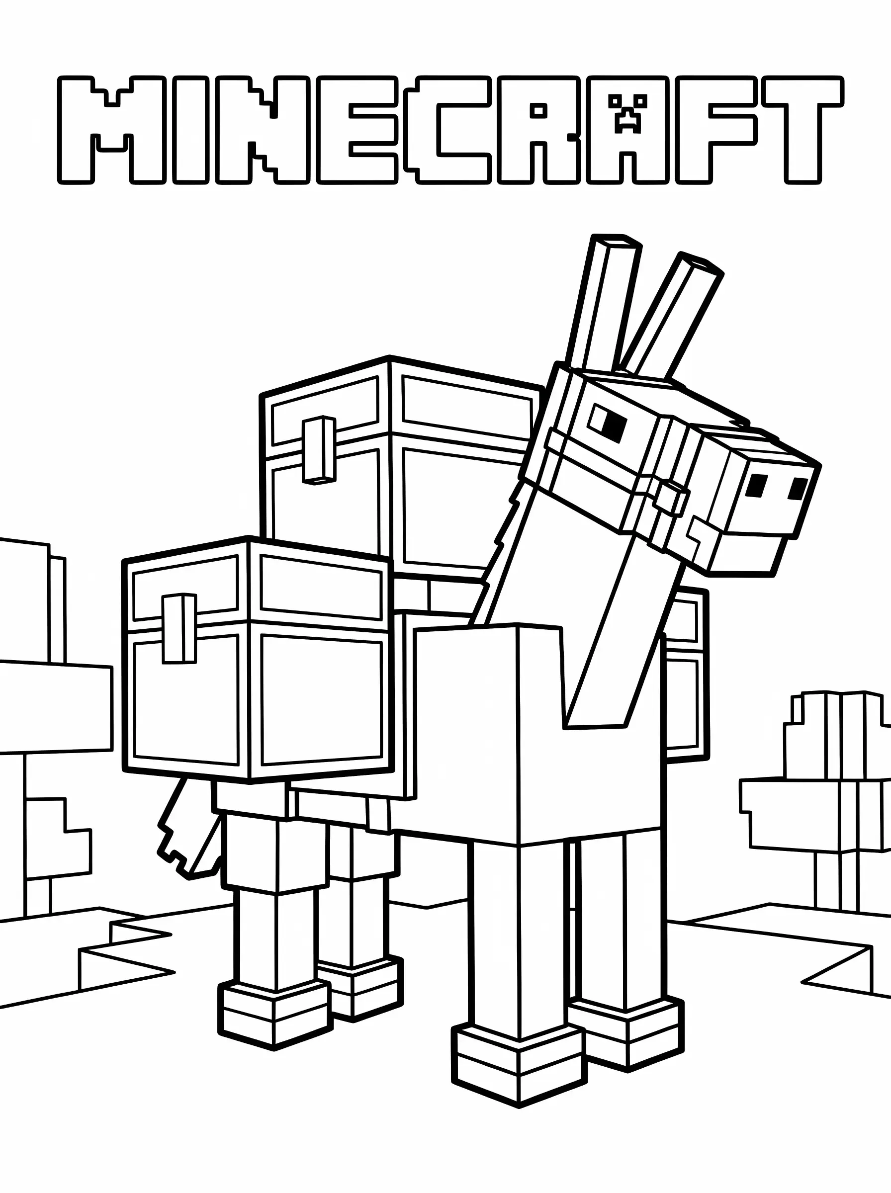 Pack Donkey with Chests