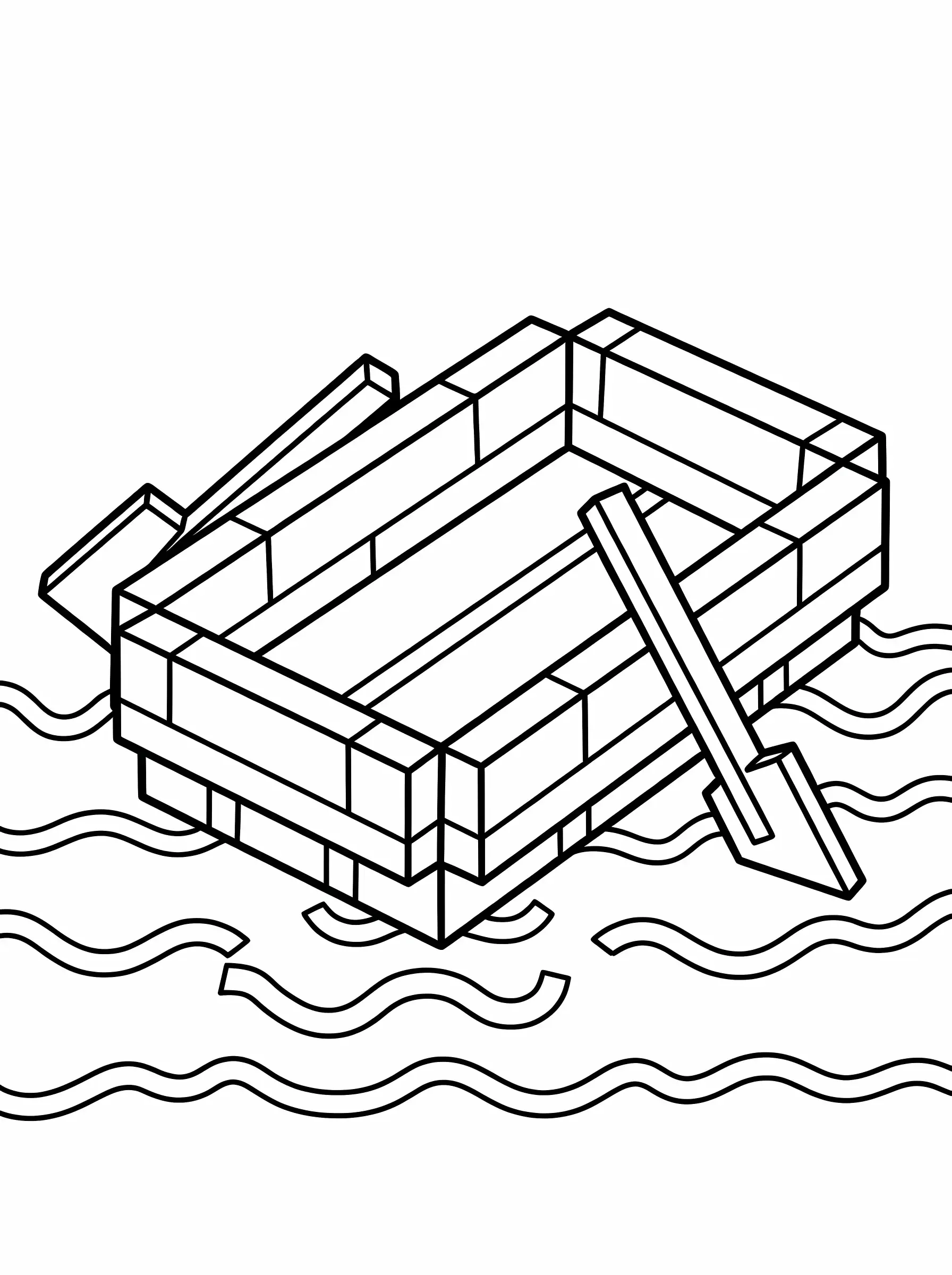 Wooden Boat on the Lake