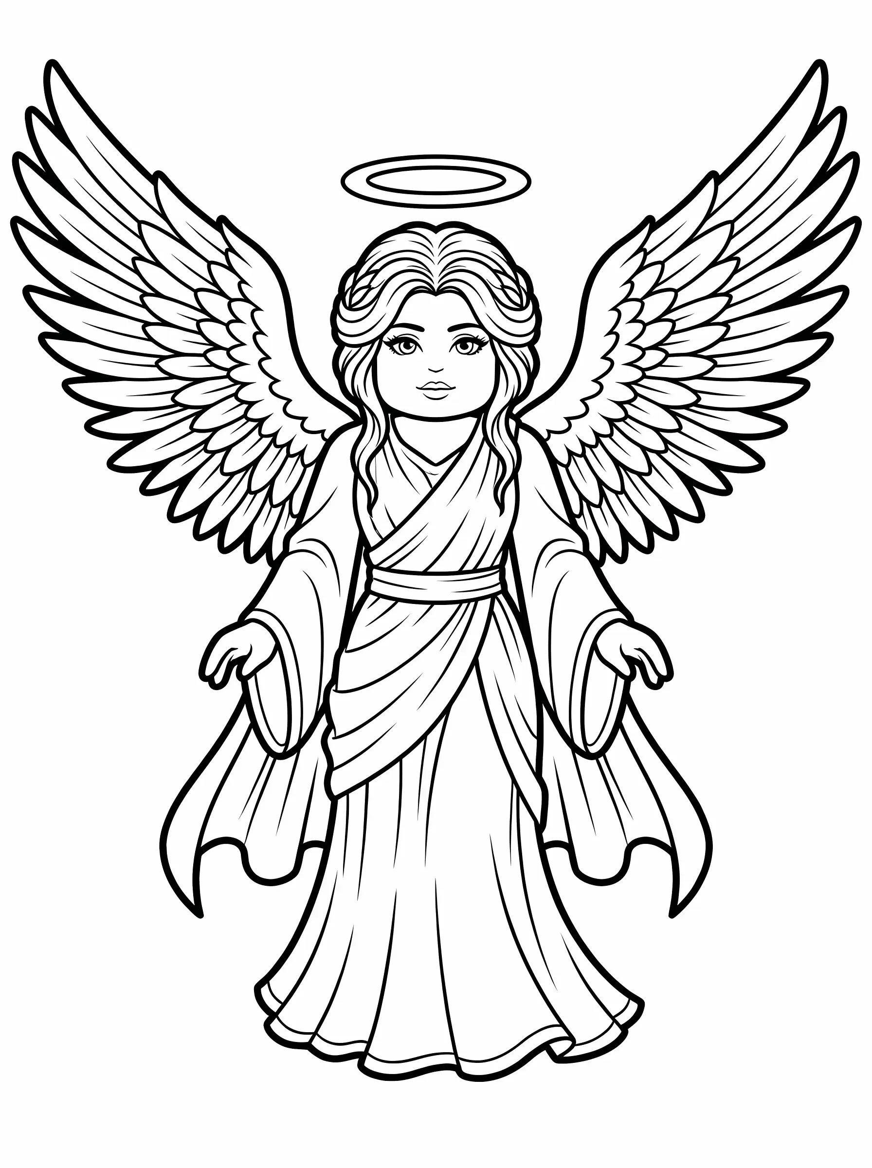 Angel Wings and Floating Halo