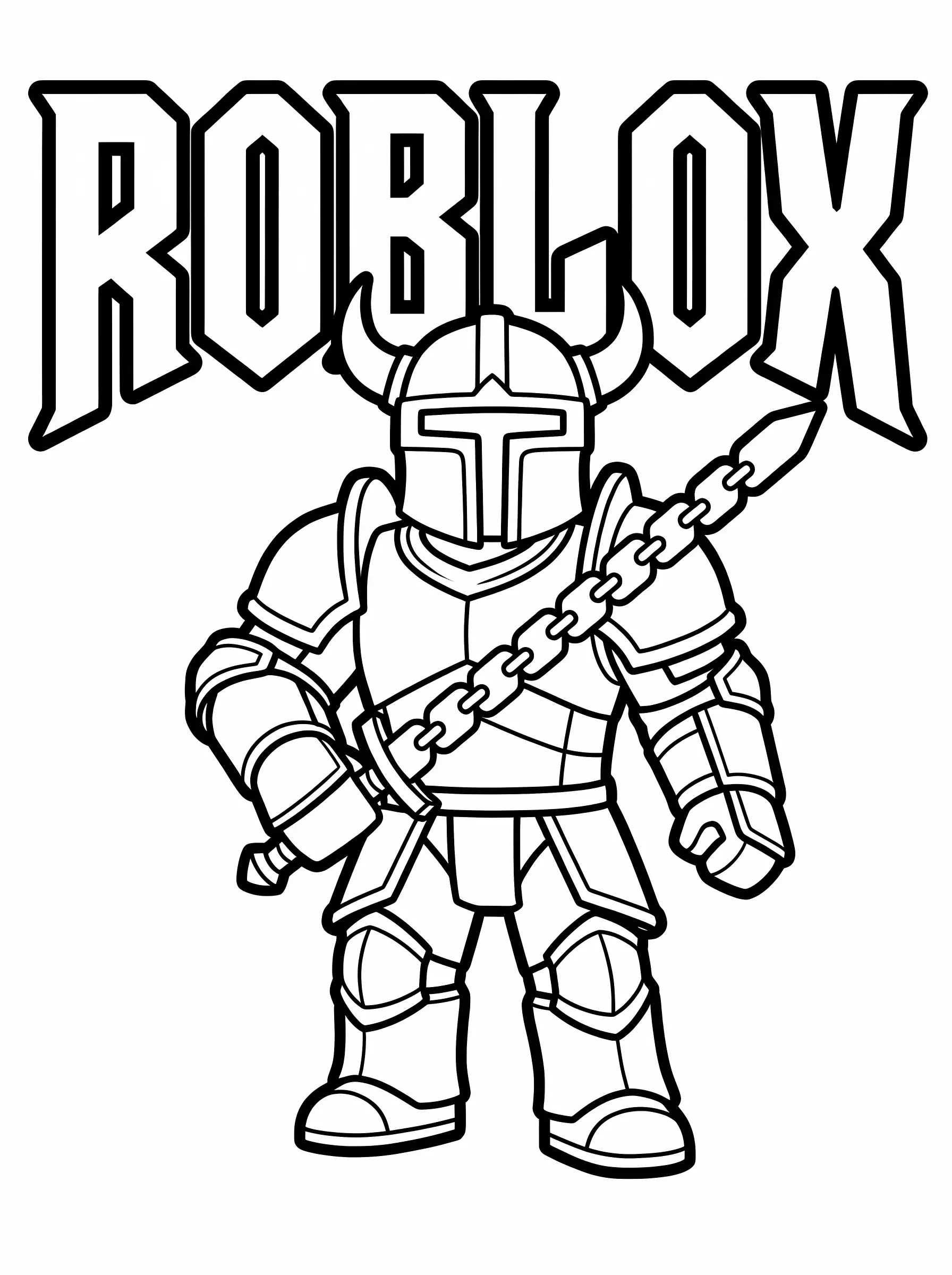 Brave Knight with Linked Sword