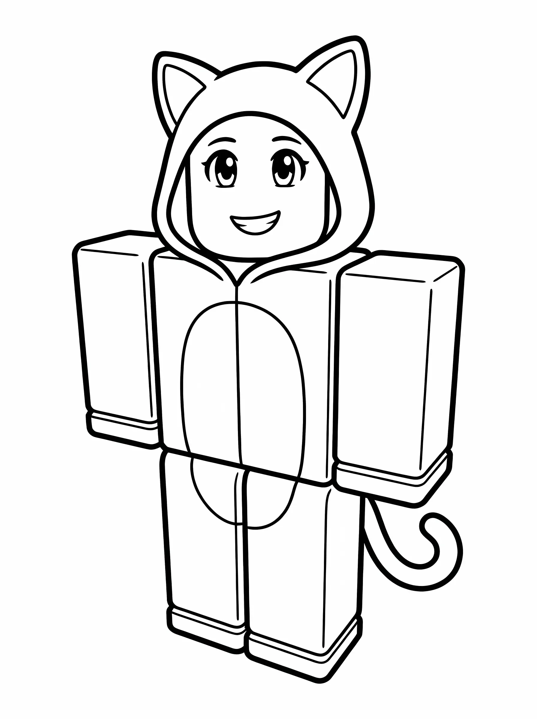 Cute Cat Onesie Costume with Ears