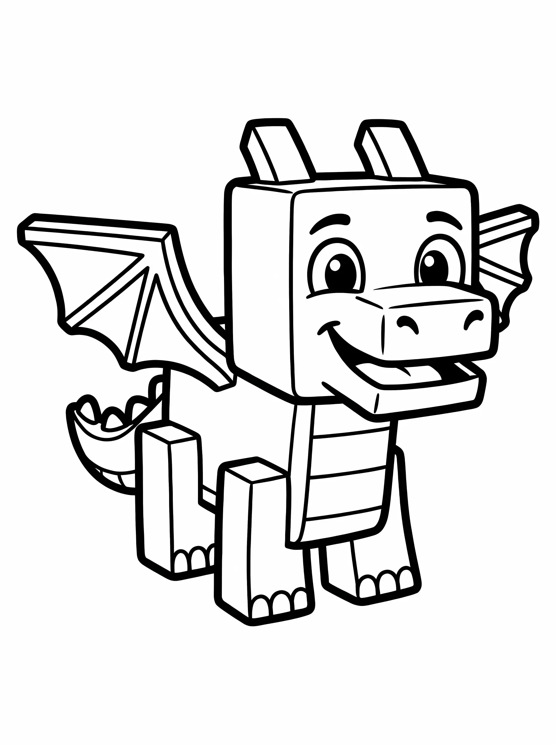 Roblox Coloring Pages Friendly Dragon Pet