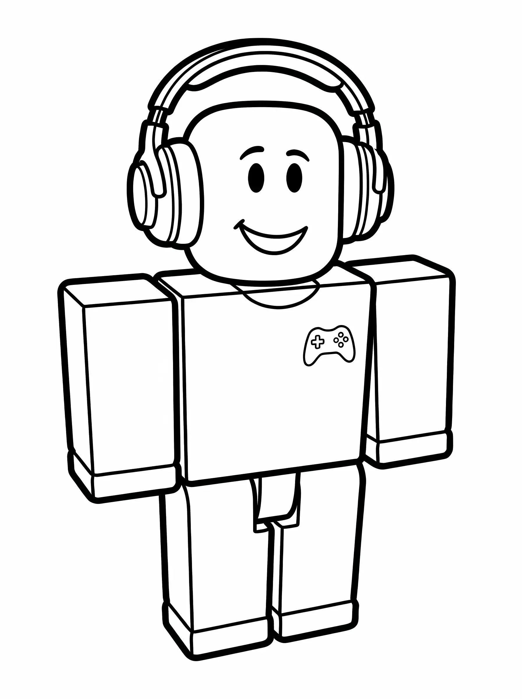 Gamer Wearing Big Headset