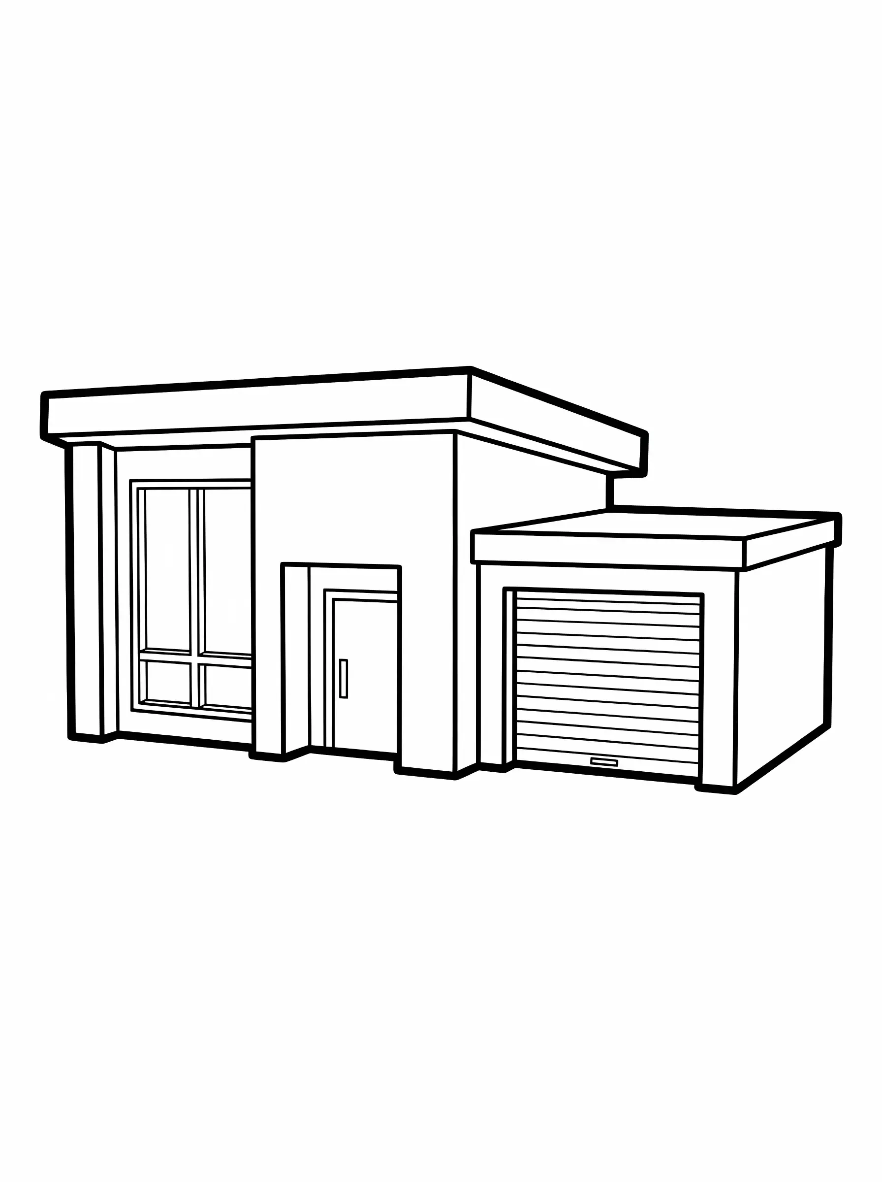 Modern Brookhaven House with Garage