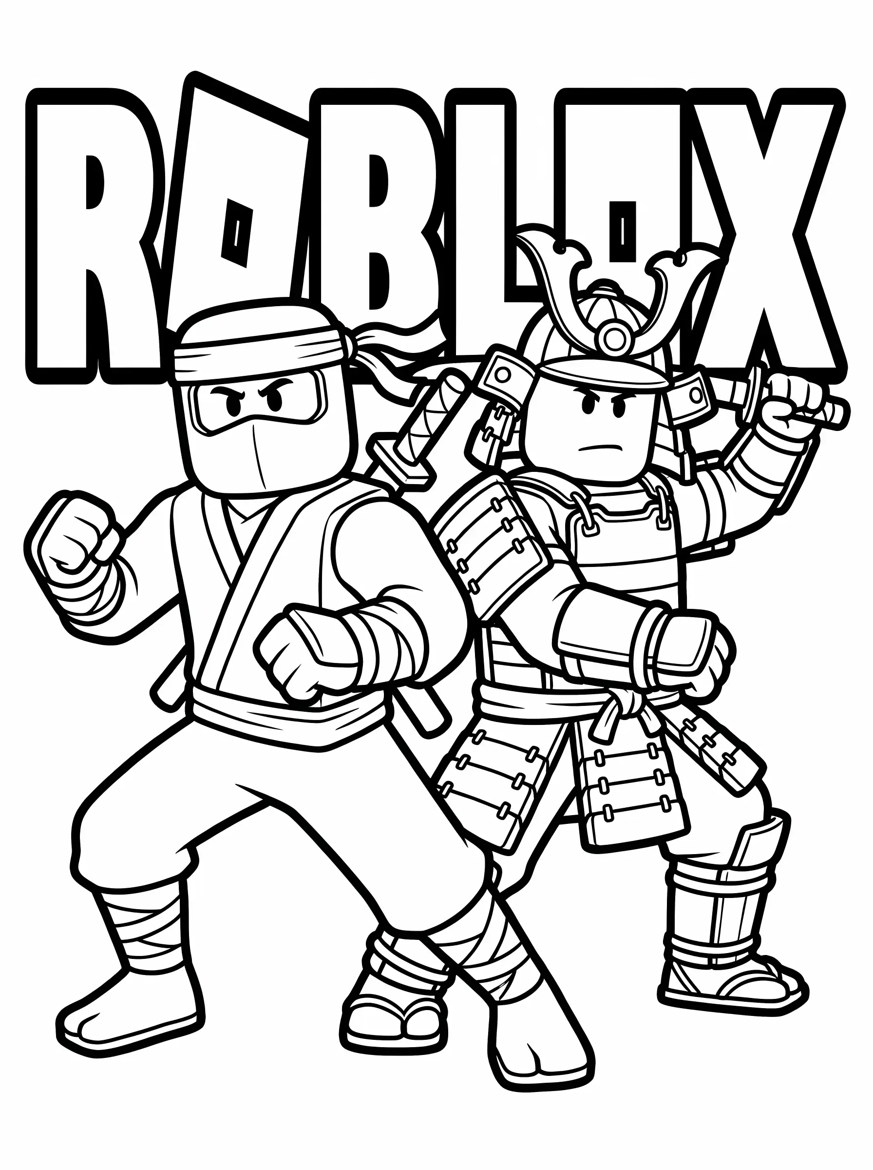 Ninja and Samurai Martial Arts Duo