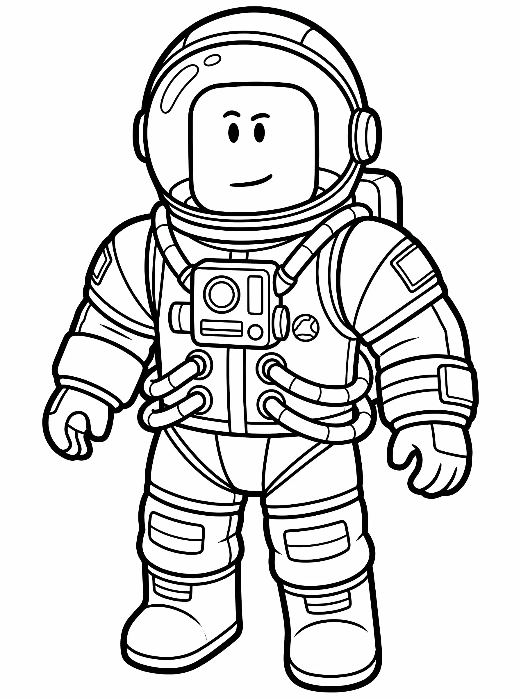 Space Astronaut with Clear Helmet