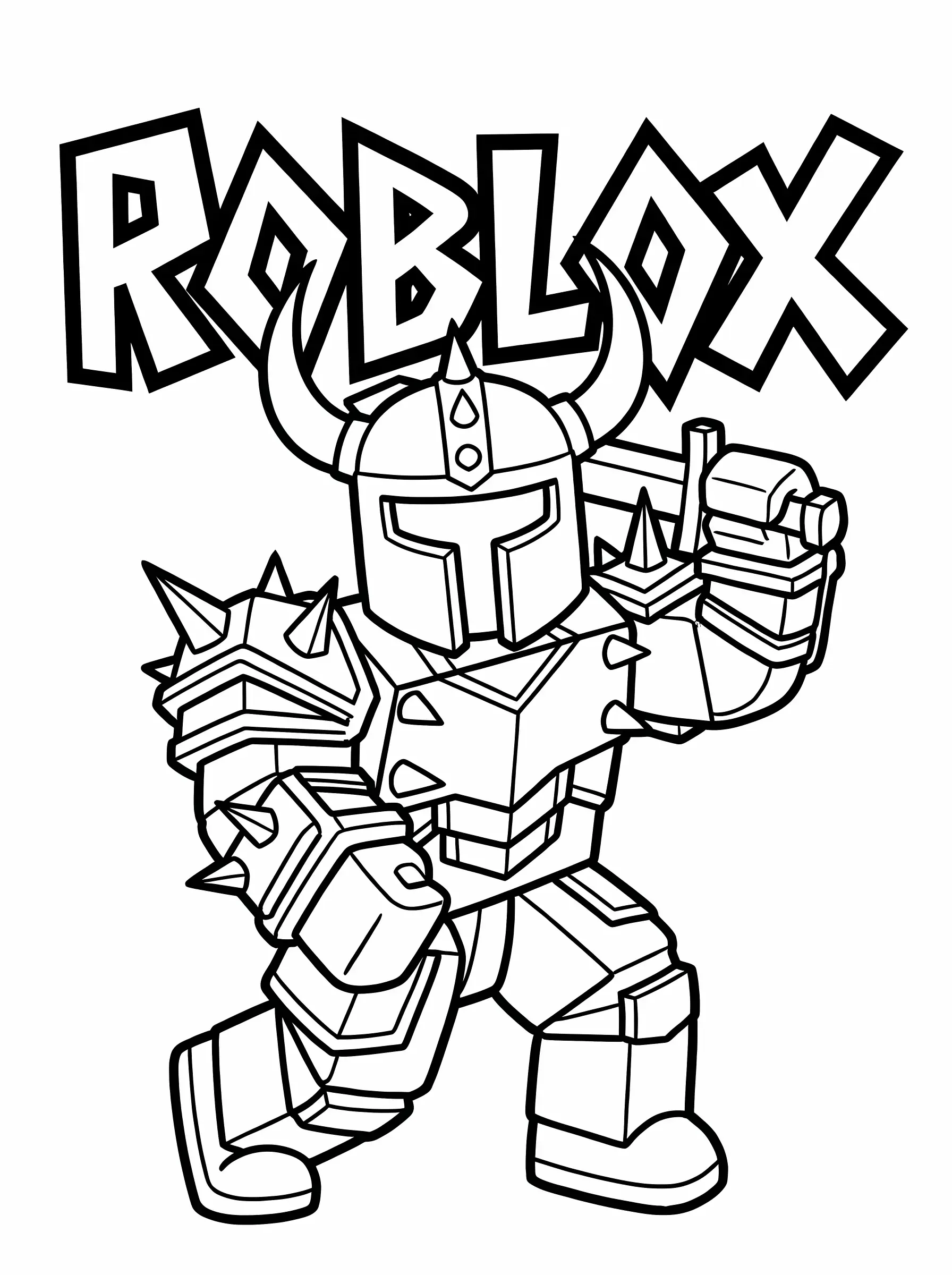 Tough Korblox Warrior in Sharp Armor